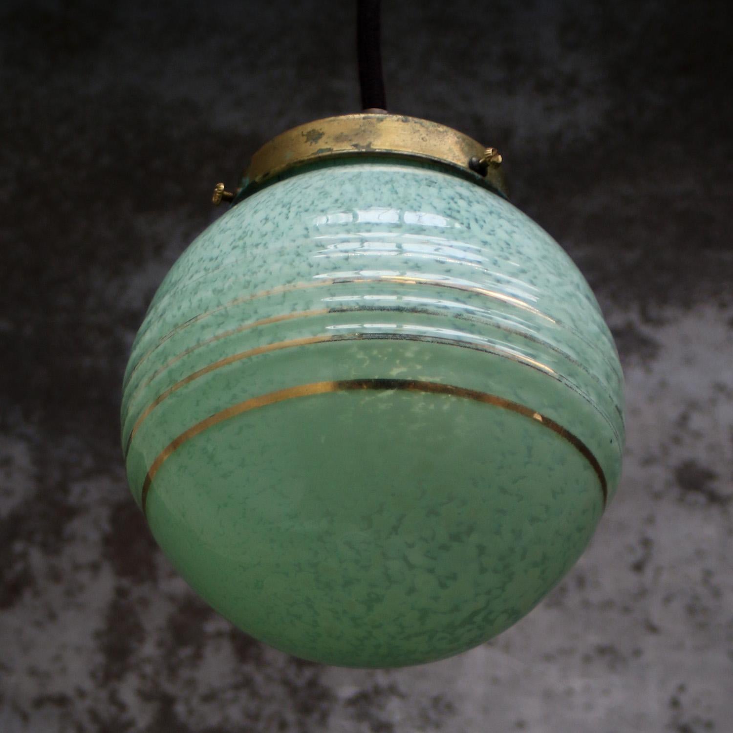 20ième siècle Lampe pendante française 