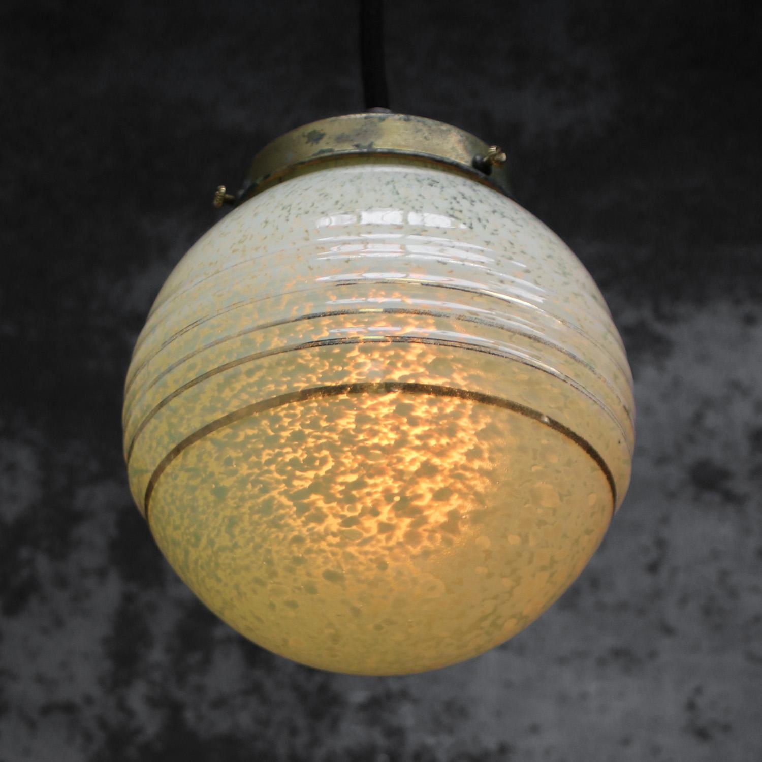 Laiton Lampe pendante française 