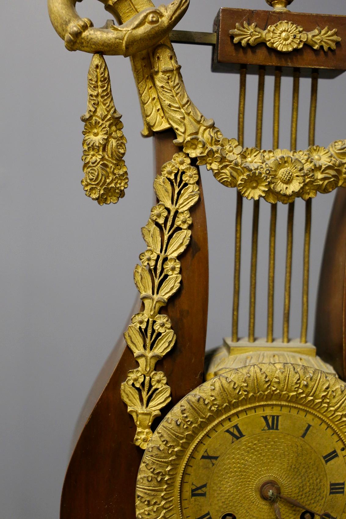 Napoleon III French Clock Napoléon III Original Label on the Back, 1867 For Sale