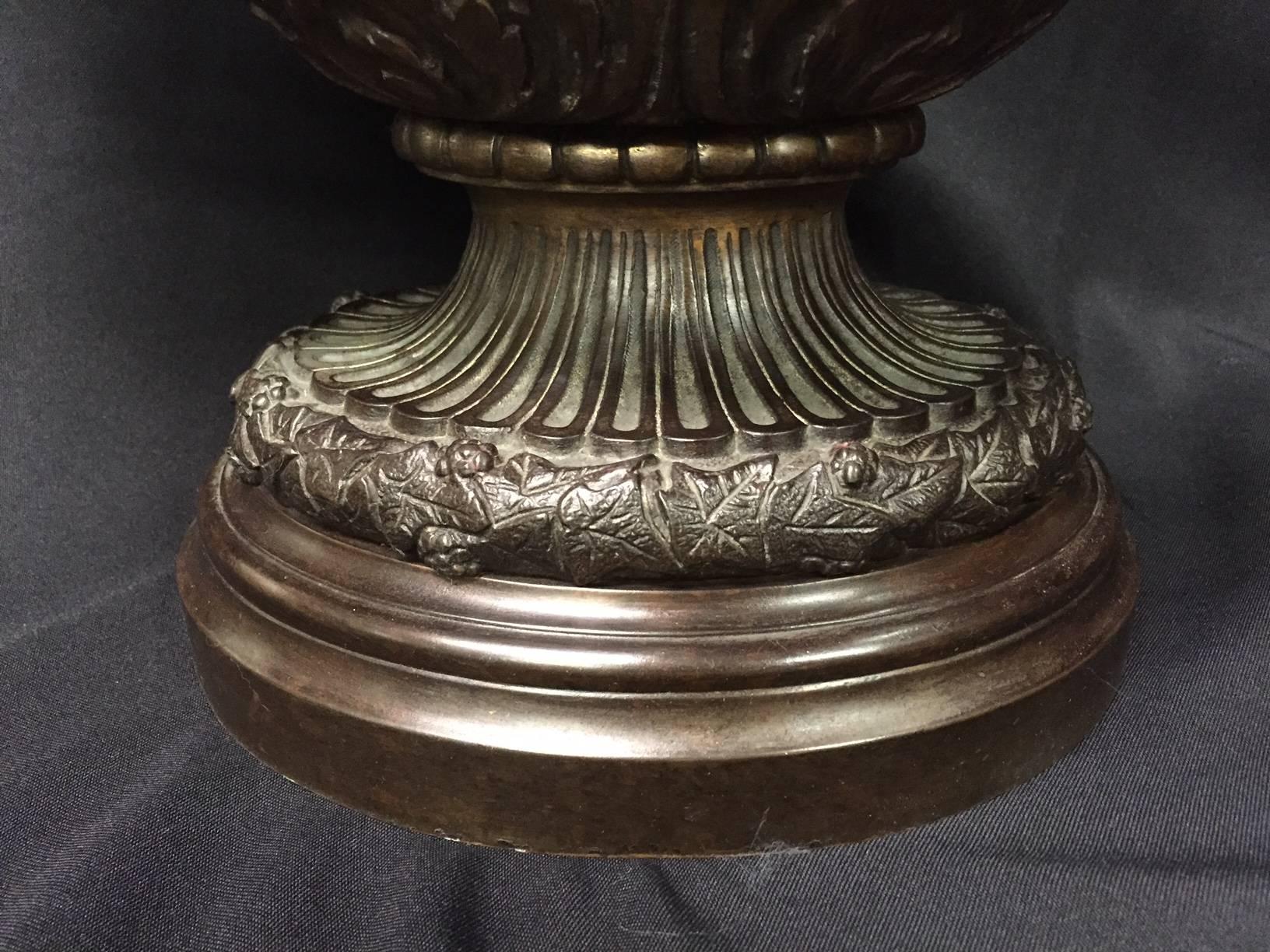 French Clodion Style Oval Bowl with Cherub Handles 1