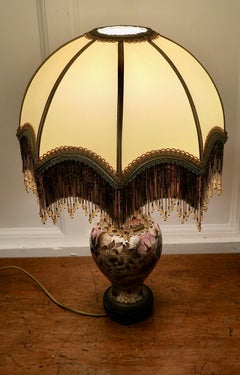French Cloisonné Baluster Urn Table Lamp