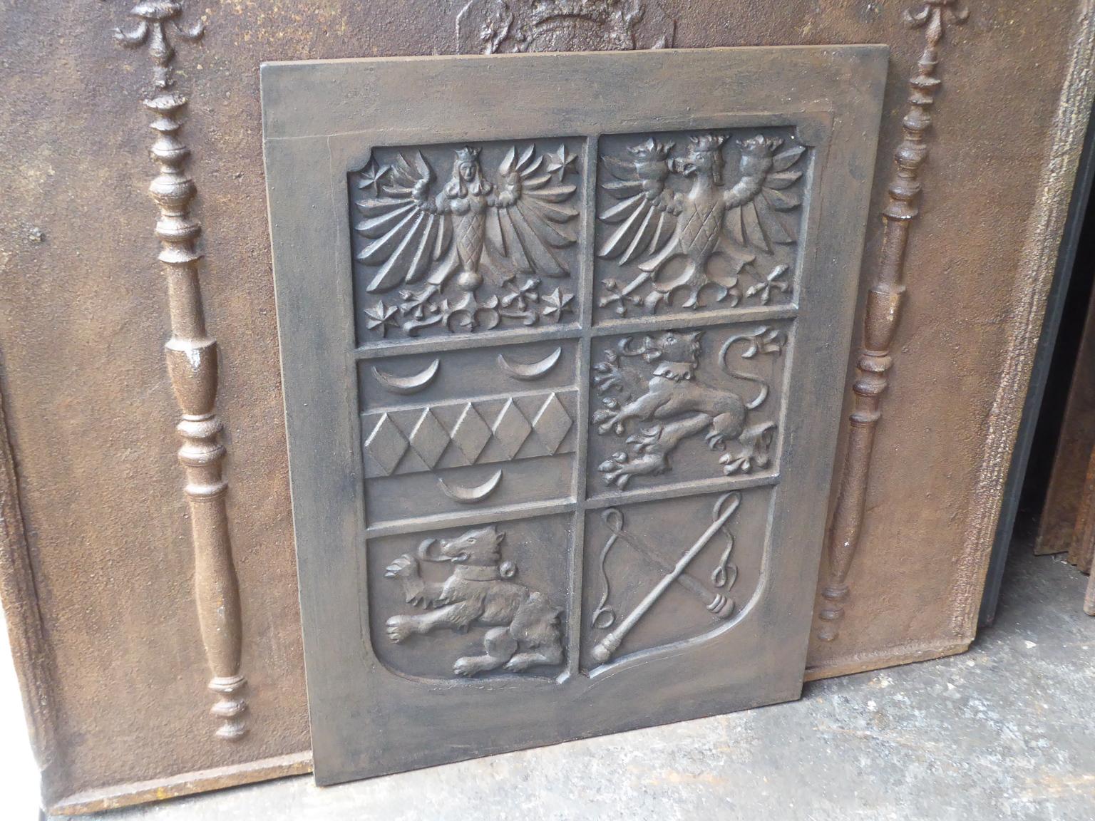 20th Century French 'Coat of Arms' Fireback