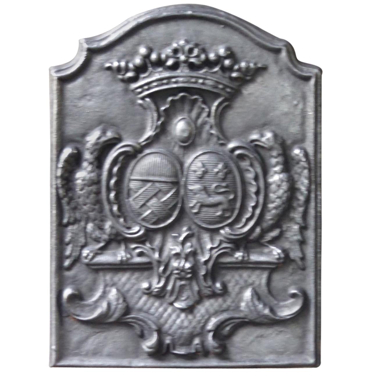 French 'Coat of Arms' Fireback