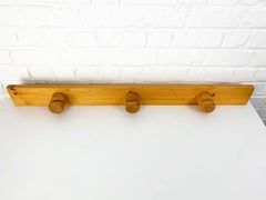 French Coat Rack by Charlotte Perriand for Les Arcs ski resort, Pinewood, 1960s
