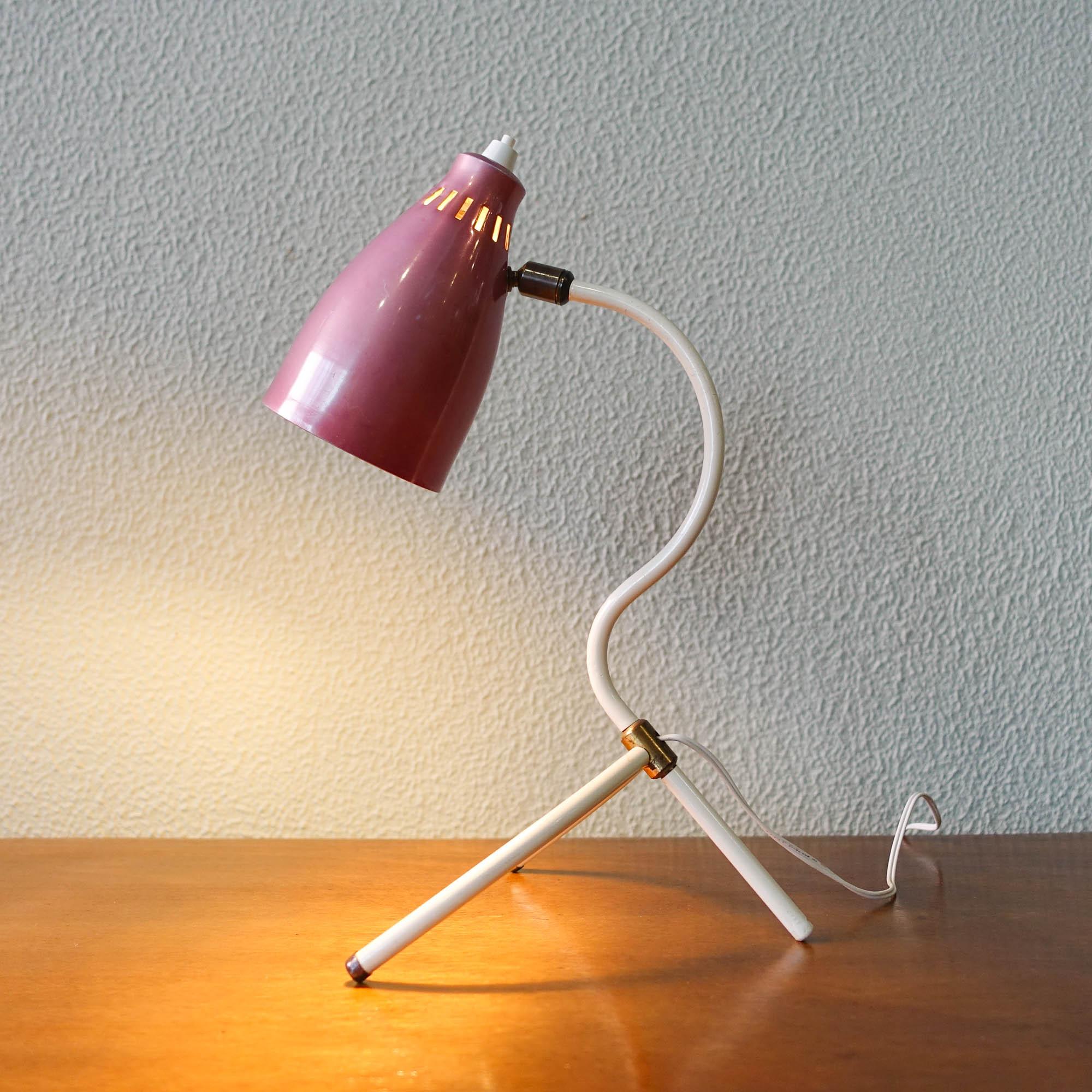 Mid-Century Modern French, Cocotte Table Lamp, 1950s
