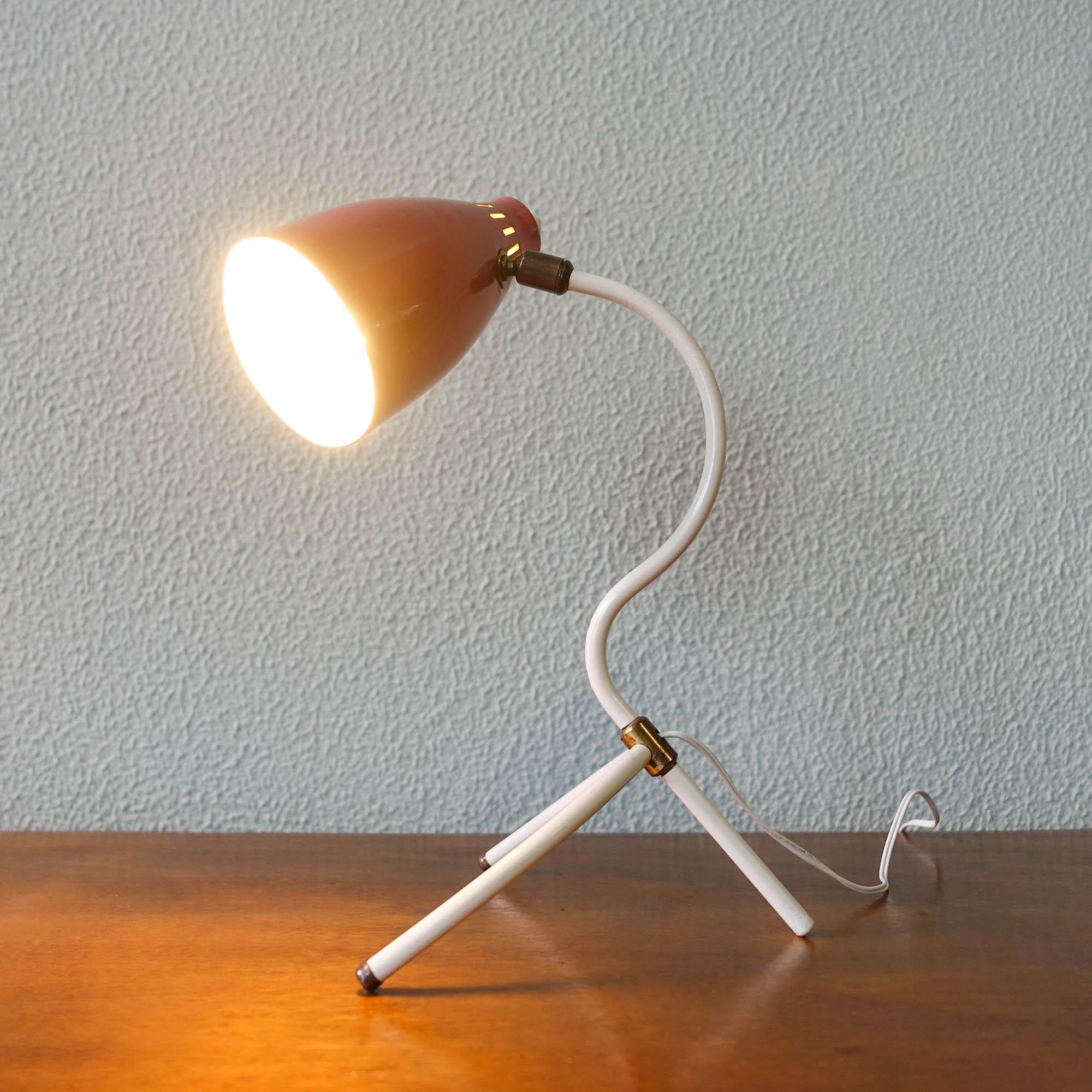 Brass French, Cocotte Table Lamp, 1950s