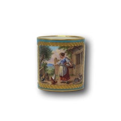 French Coffee Can & Saucer  'Sevres'