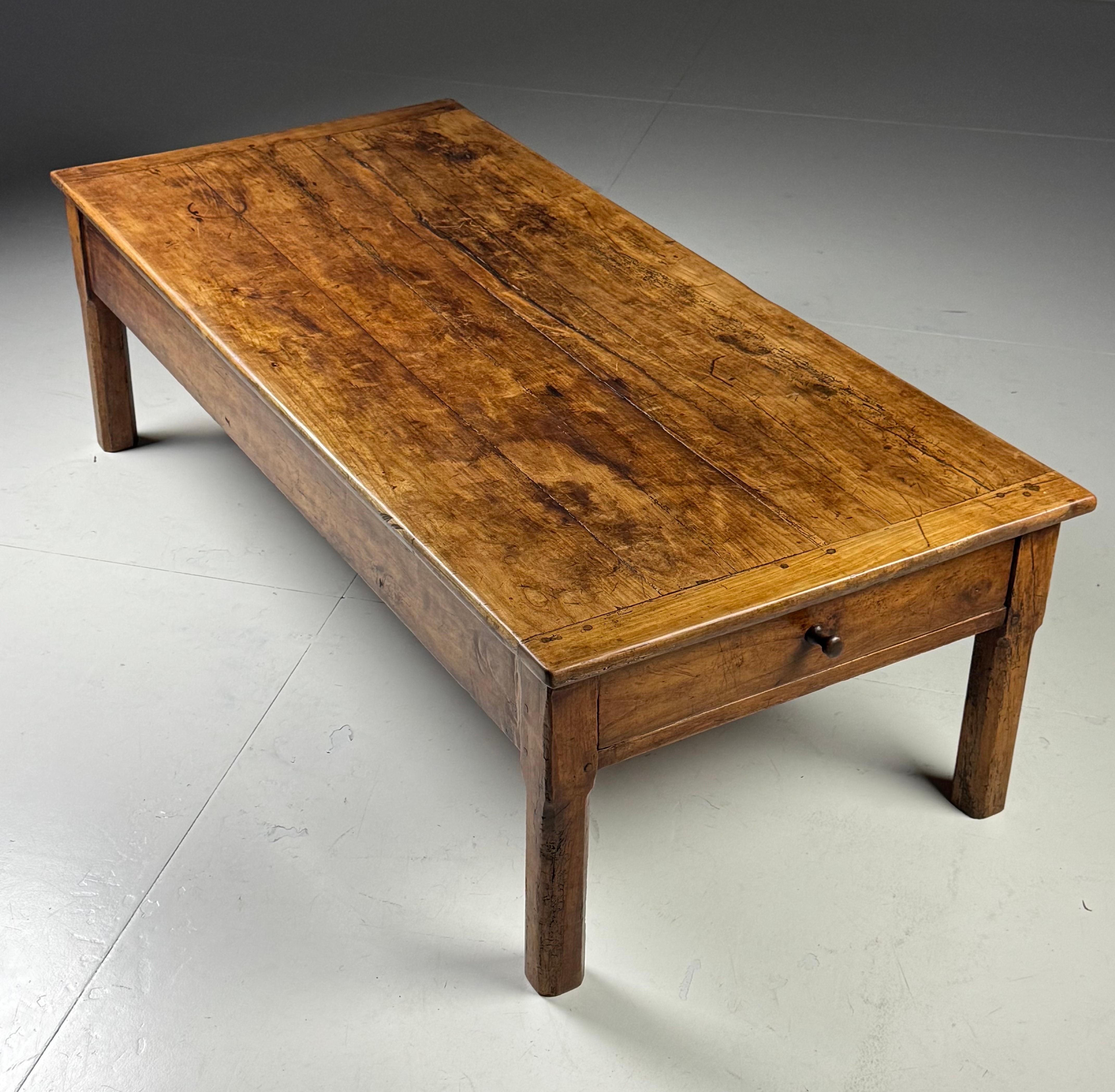 Wood French Coffee table 19th century For Sale