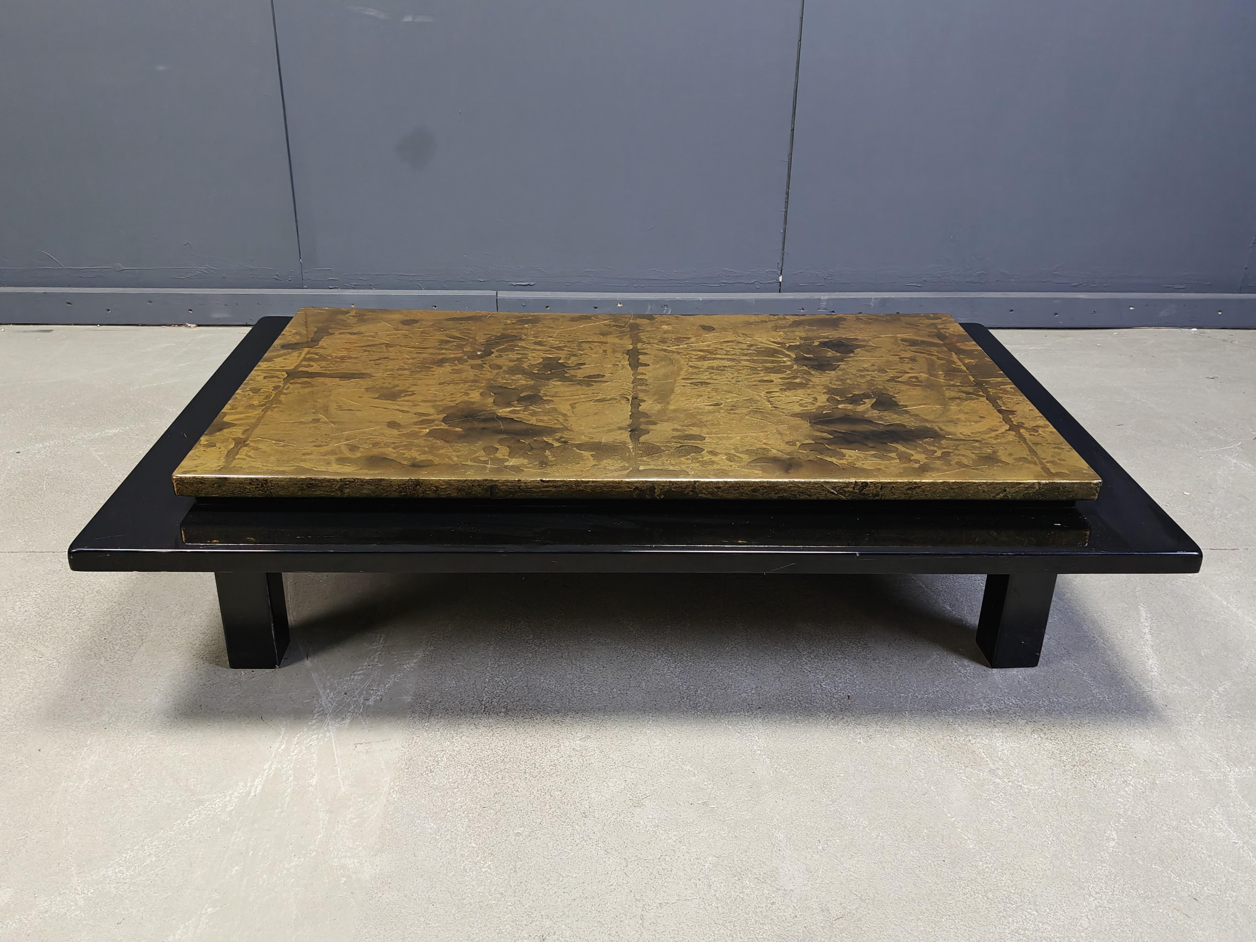 Table basse française par Guy Lefevre pour Maison Jansen, 1970 2