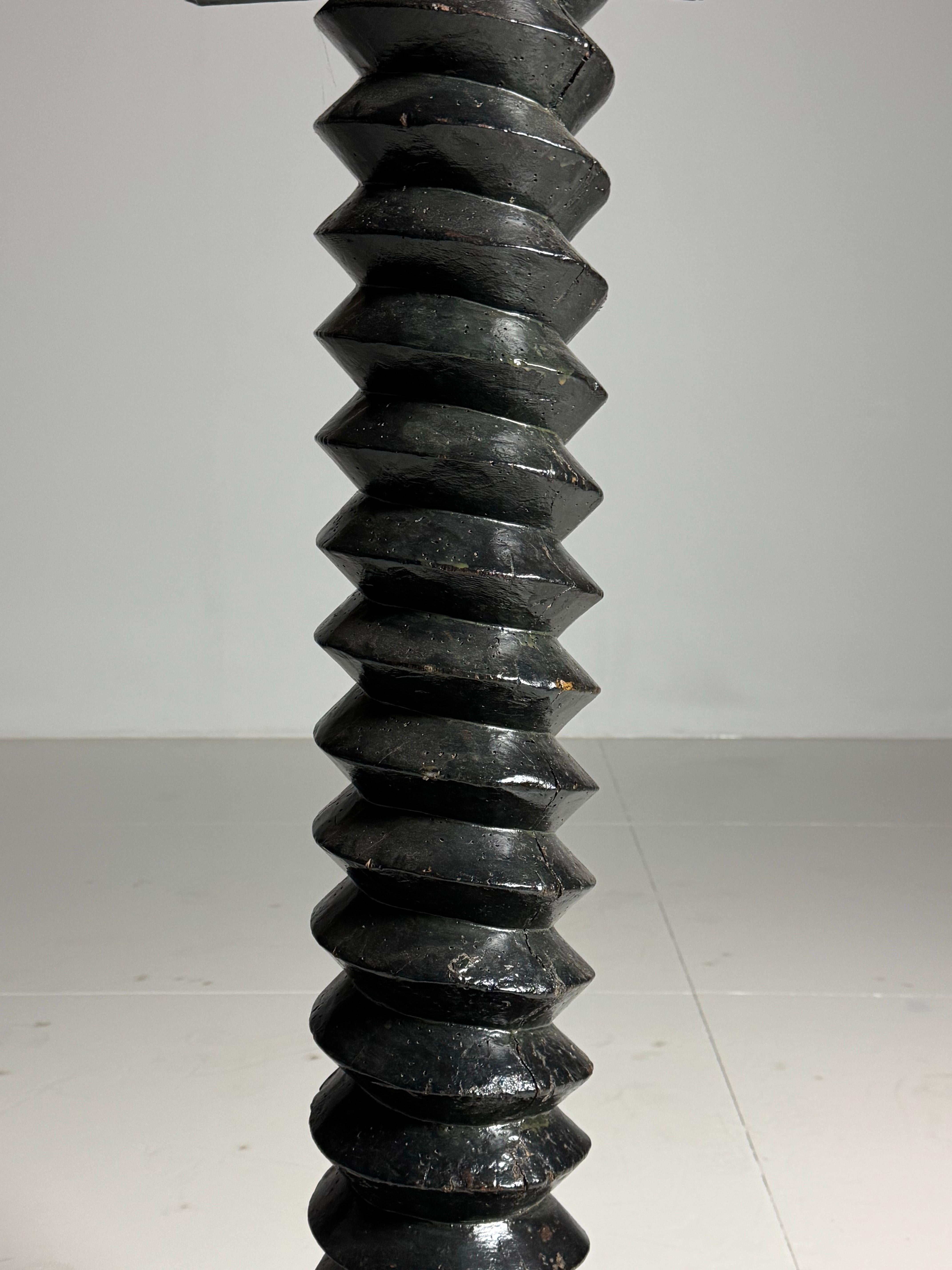 Colonne française noire vintage en vente 1