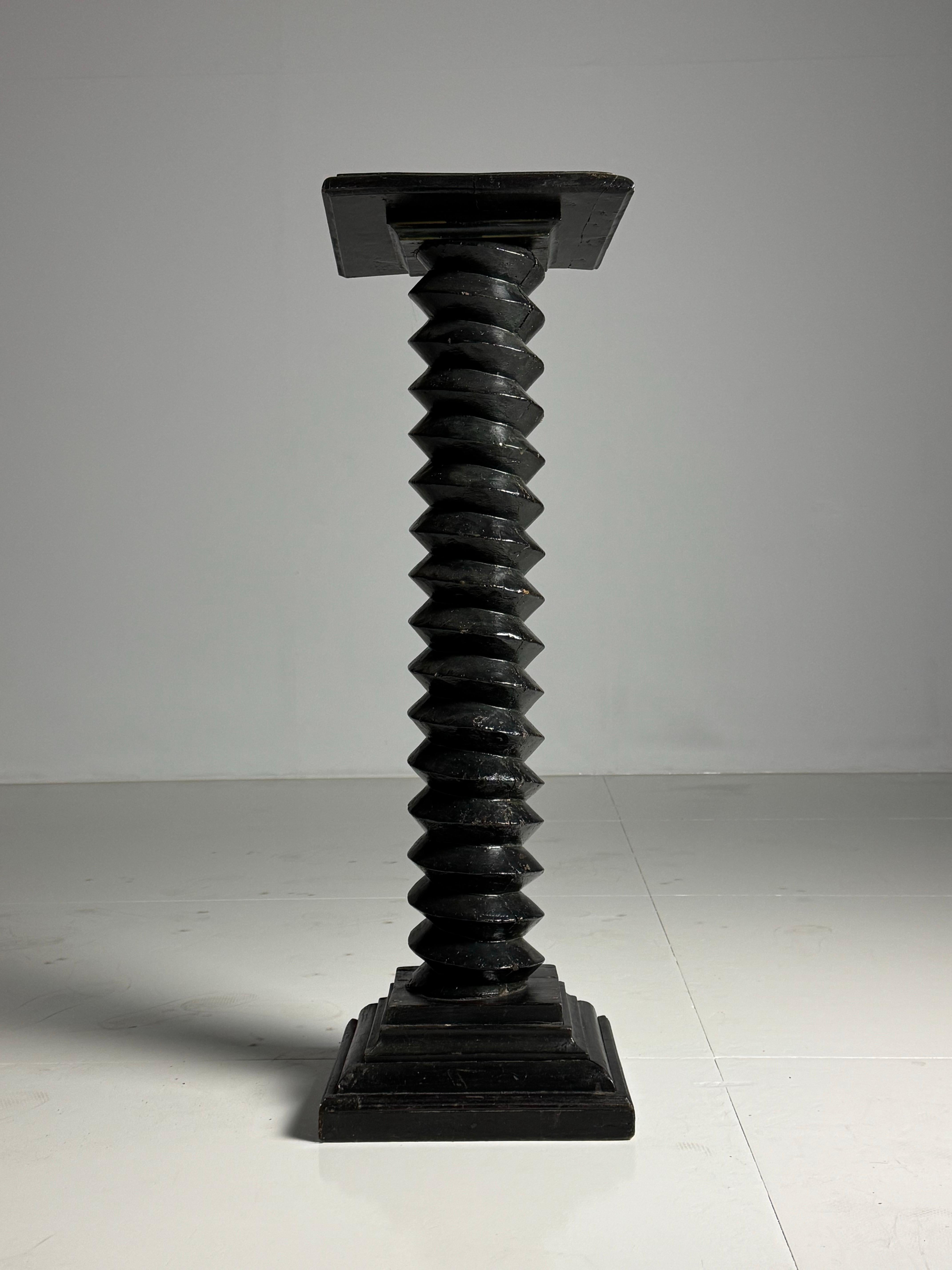 Colonne française noire vintage en vente 2