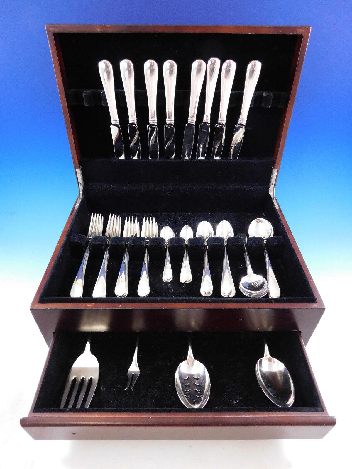 French Colonial by Blackinton sterling silver Flatware set, 52 pieces. This set includes:

8 Knives, 8 3/4