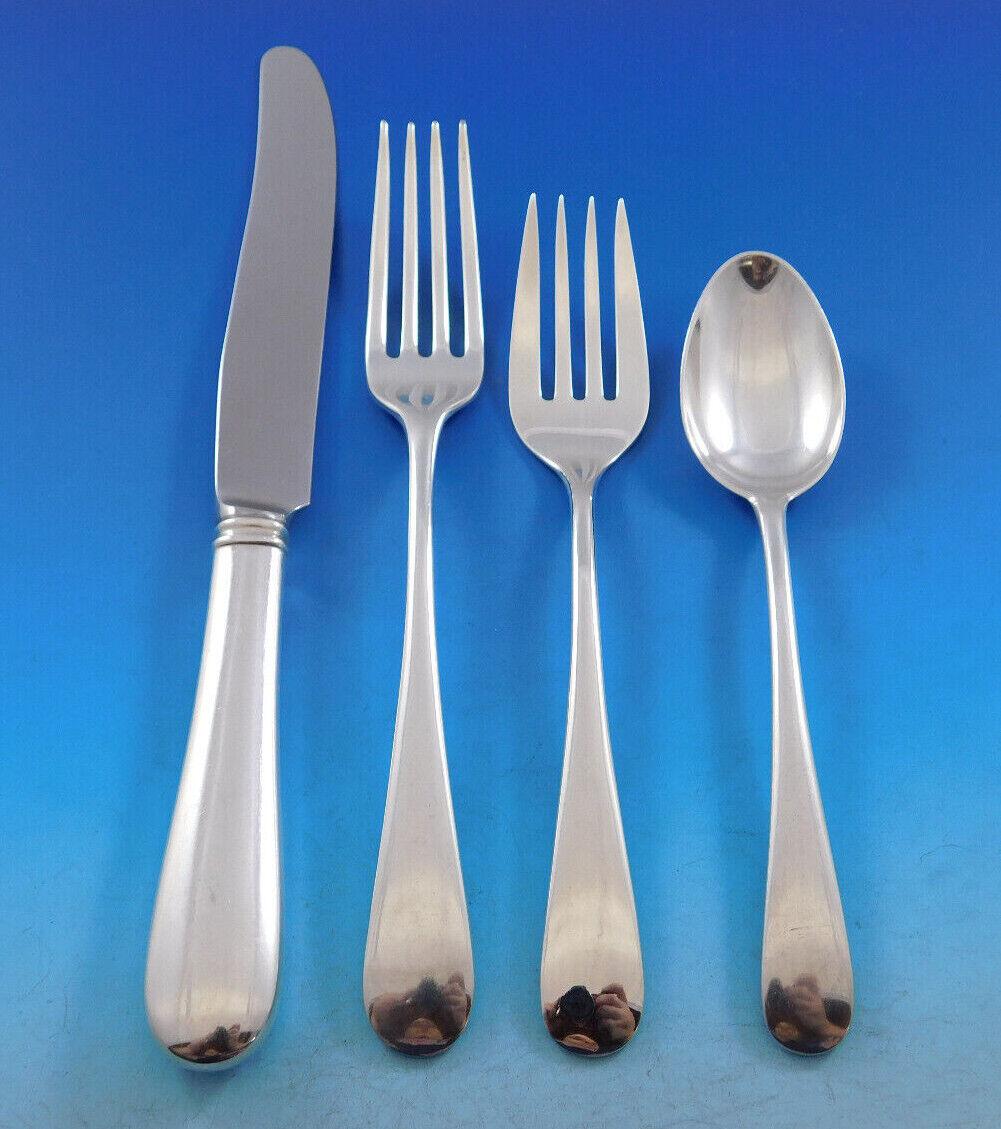 French Colonial by Blackinton Sterling Silver Flatware Set 8 Service 52 pieces In Excellent Condition For Sale In Big Bend, WI