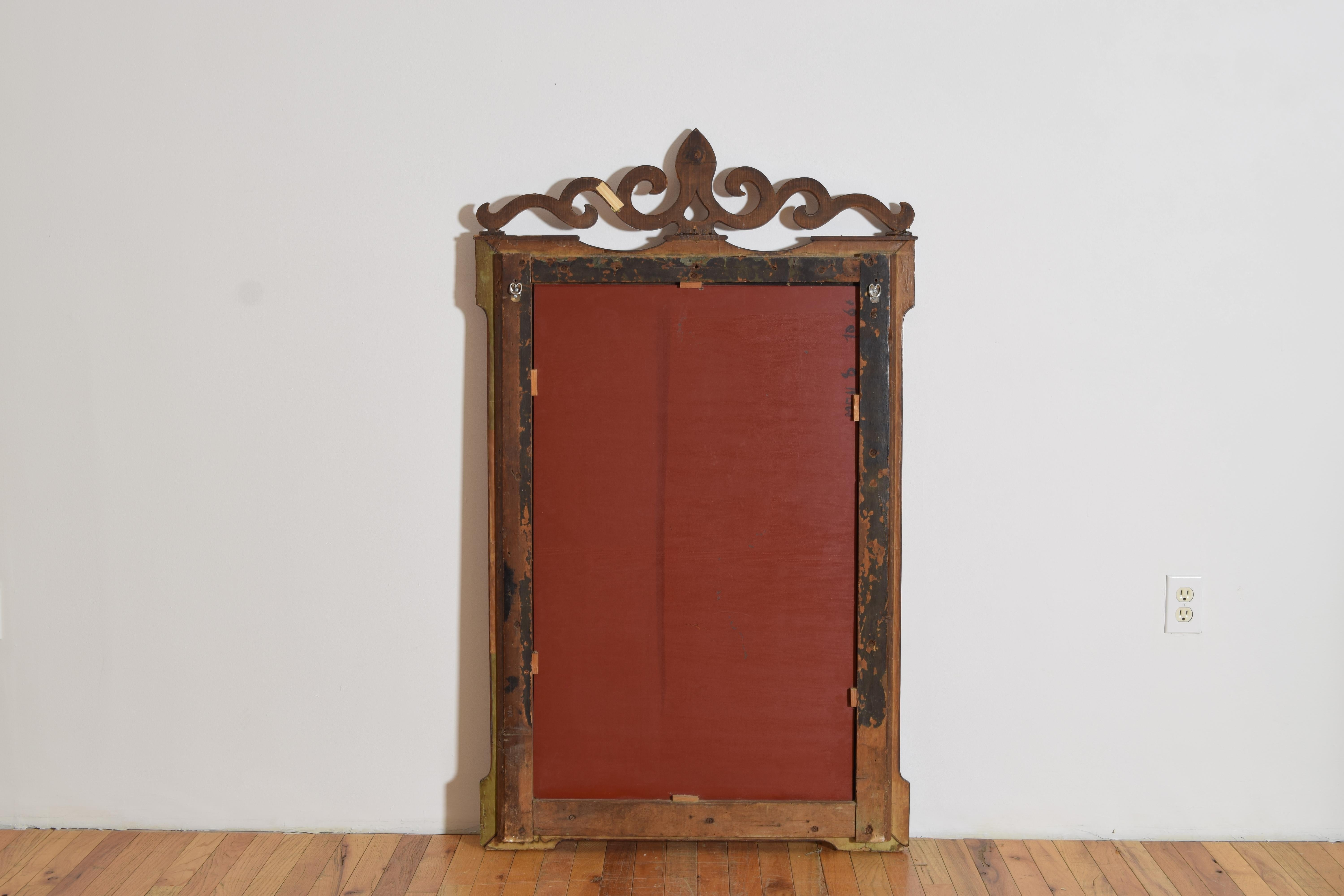 Miroir en cuir Coloni, début du 20e siècle en vente 2