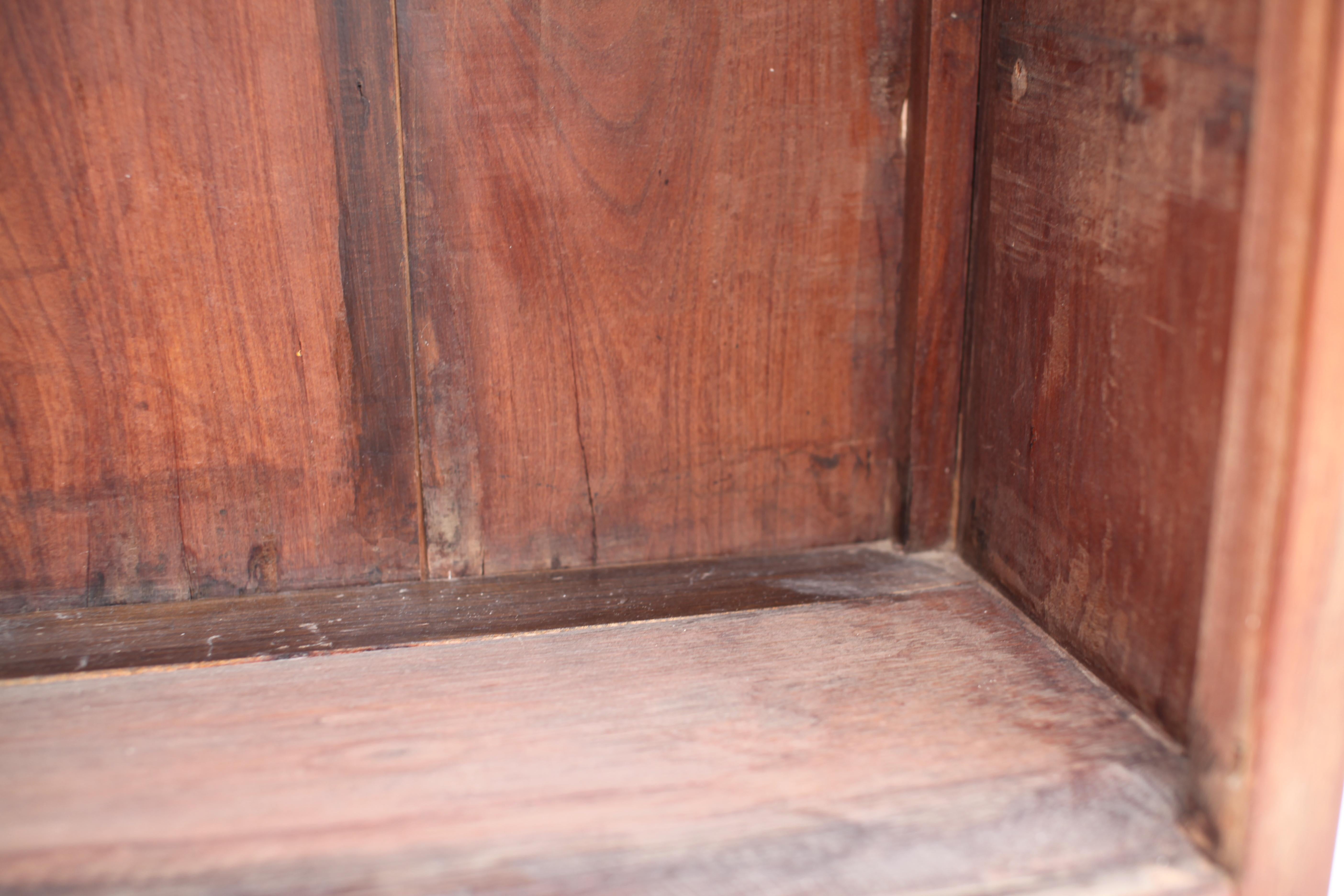 French Colonial Weathered Teak Cabinet, 1930's For Sale 6