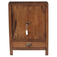 French Colonial Weathered Teak Cabinet, Circa 1930's