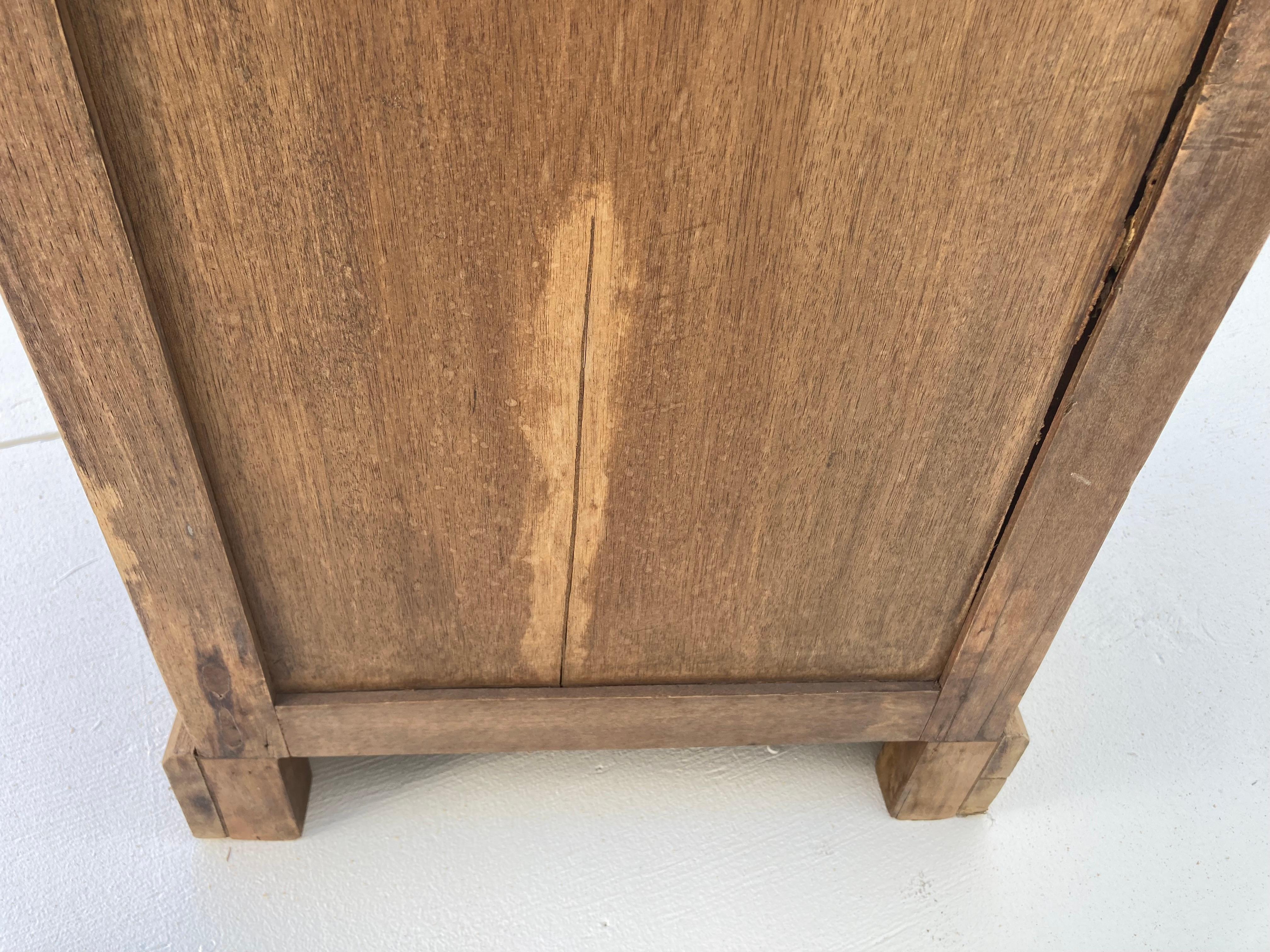 French Colonial Weathered Teak Drawer Cabinet, 1930's For Sale 10