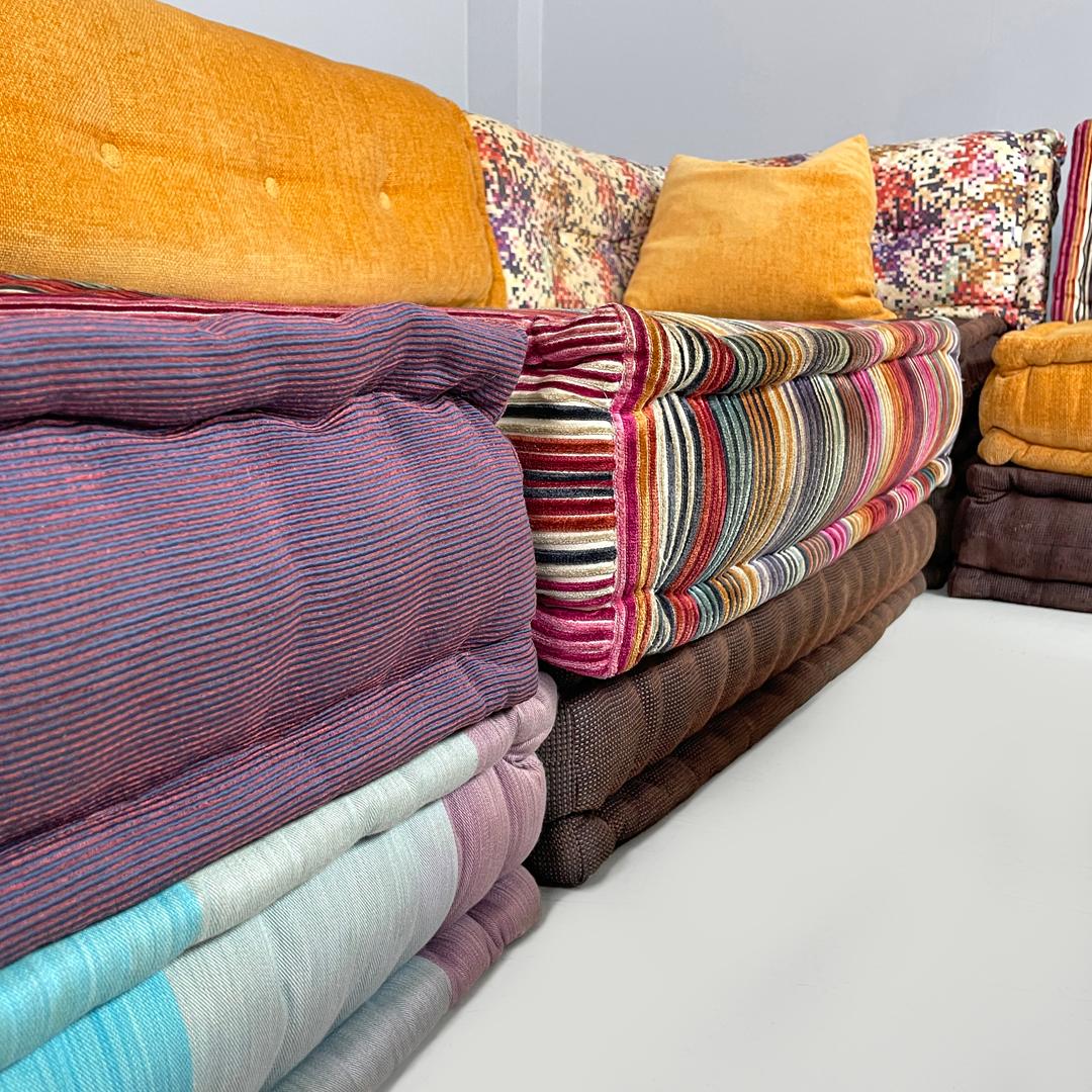 Divano modulare francese colorato Mah Jong di Hans Hopfer per Roche Bobois, anni 2000 in vendita 11