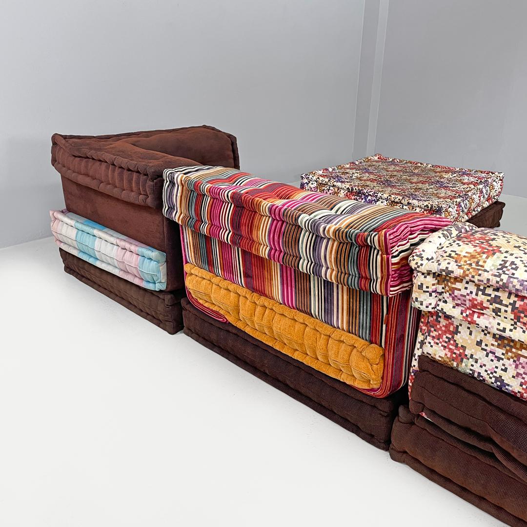 Divano modulare francese colorato Mah Jong di Hans Hopfer per Roche Bobois, anni 2000 in vendita 3