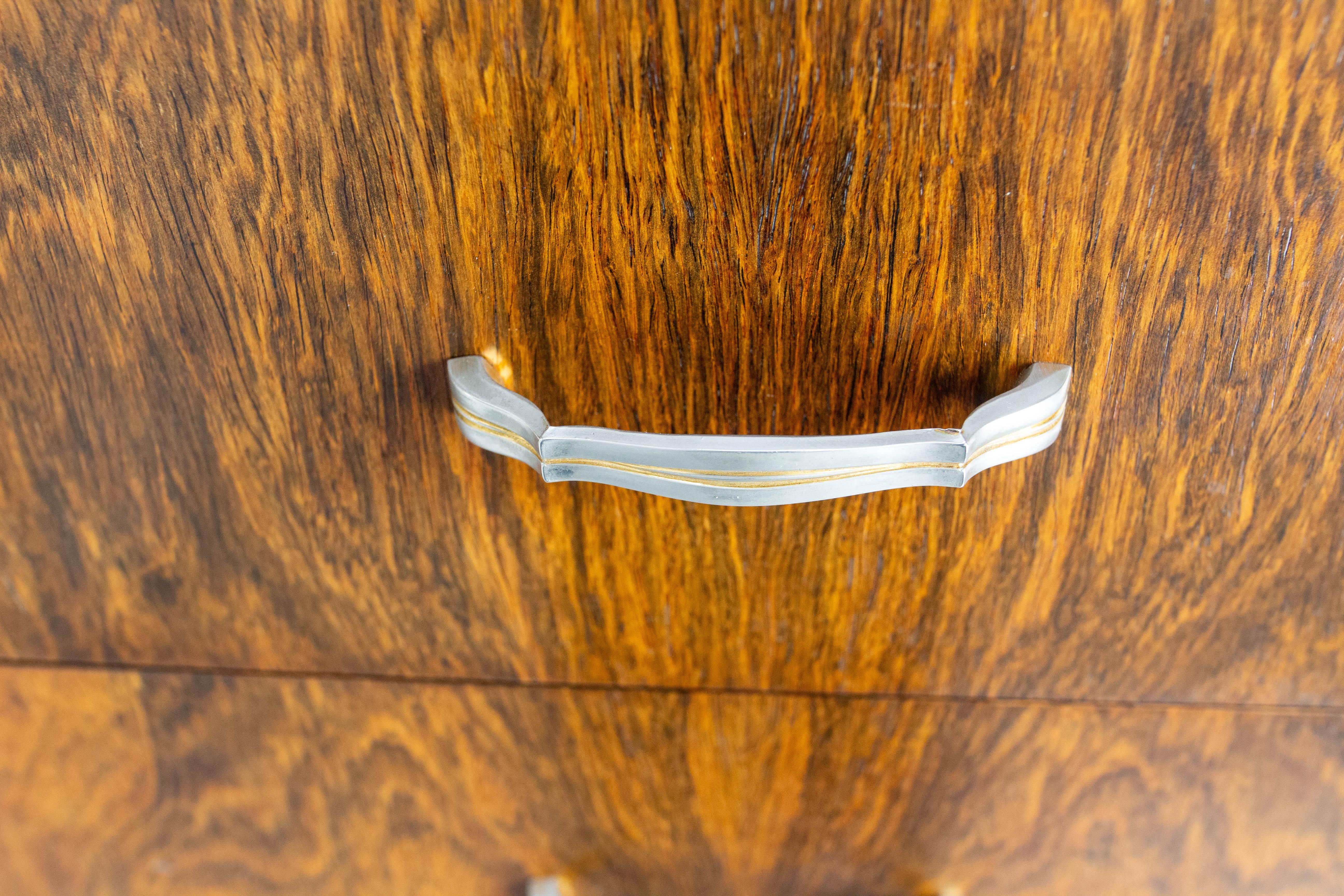 Cassettiera francese Commode Chiffonnier impiallacciata in palissandro, 20th Mid century in vendita 2