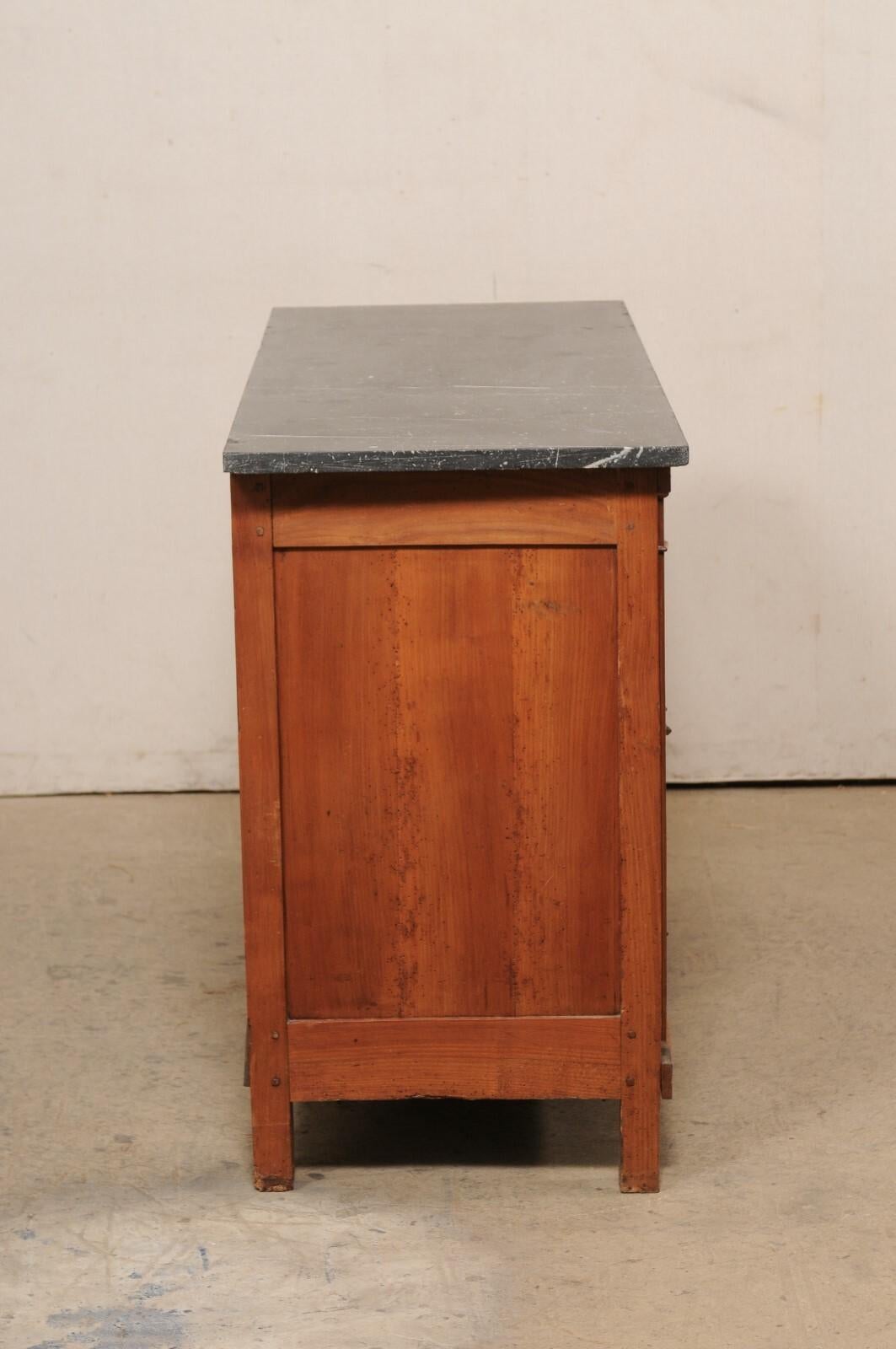 19th Century French Commode w/Black Marble Top, 19th C. For Sale