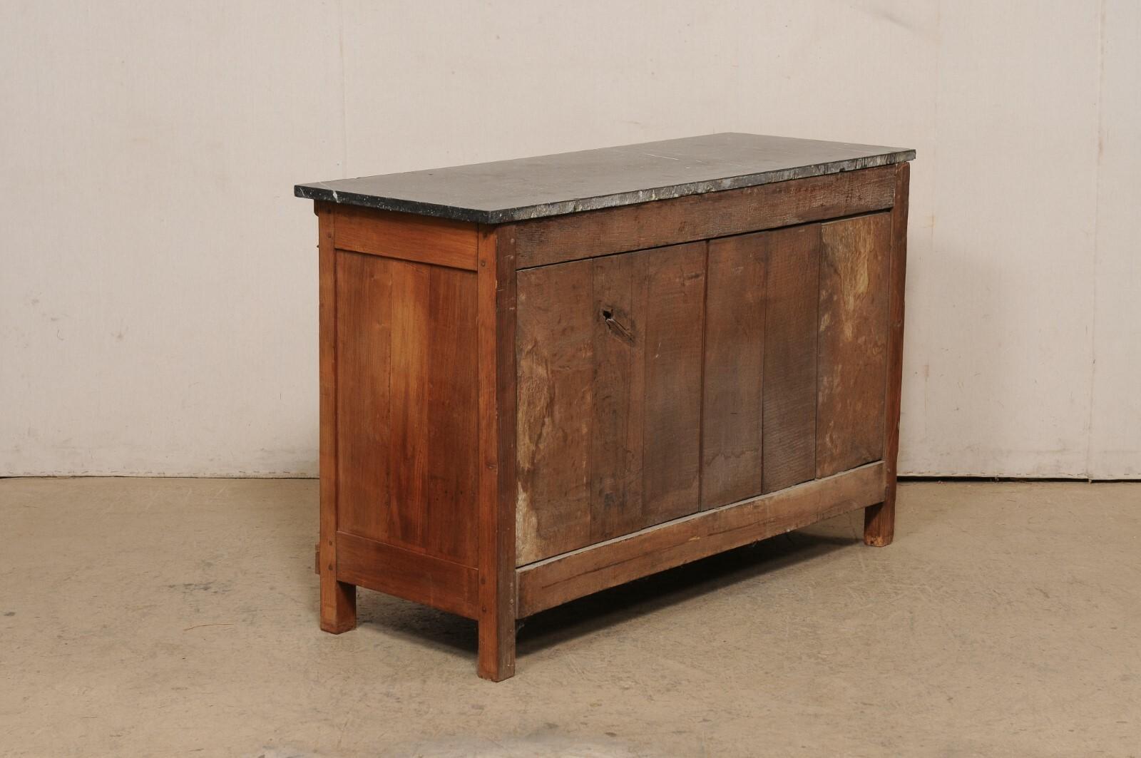 French Commode w/Black Marble Top, 19th C. For Sale 2