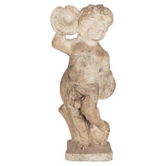 French Composite Stone Garden Statue