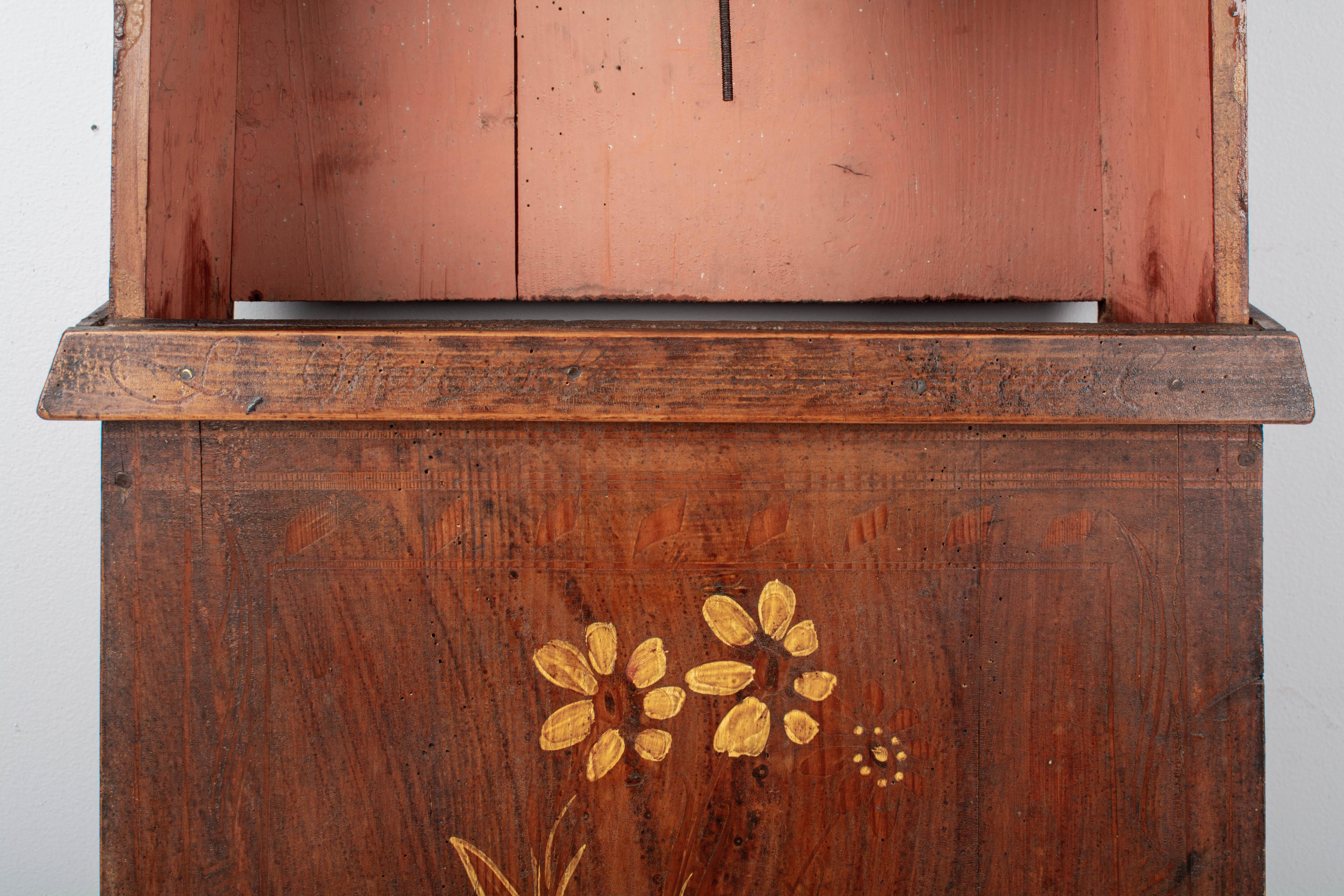 Enamel French Comtoise Grandfather Clock or Comtoise