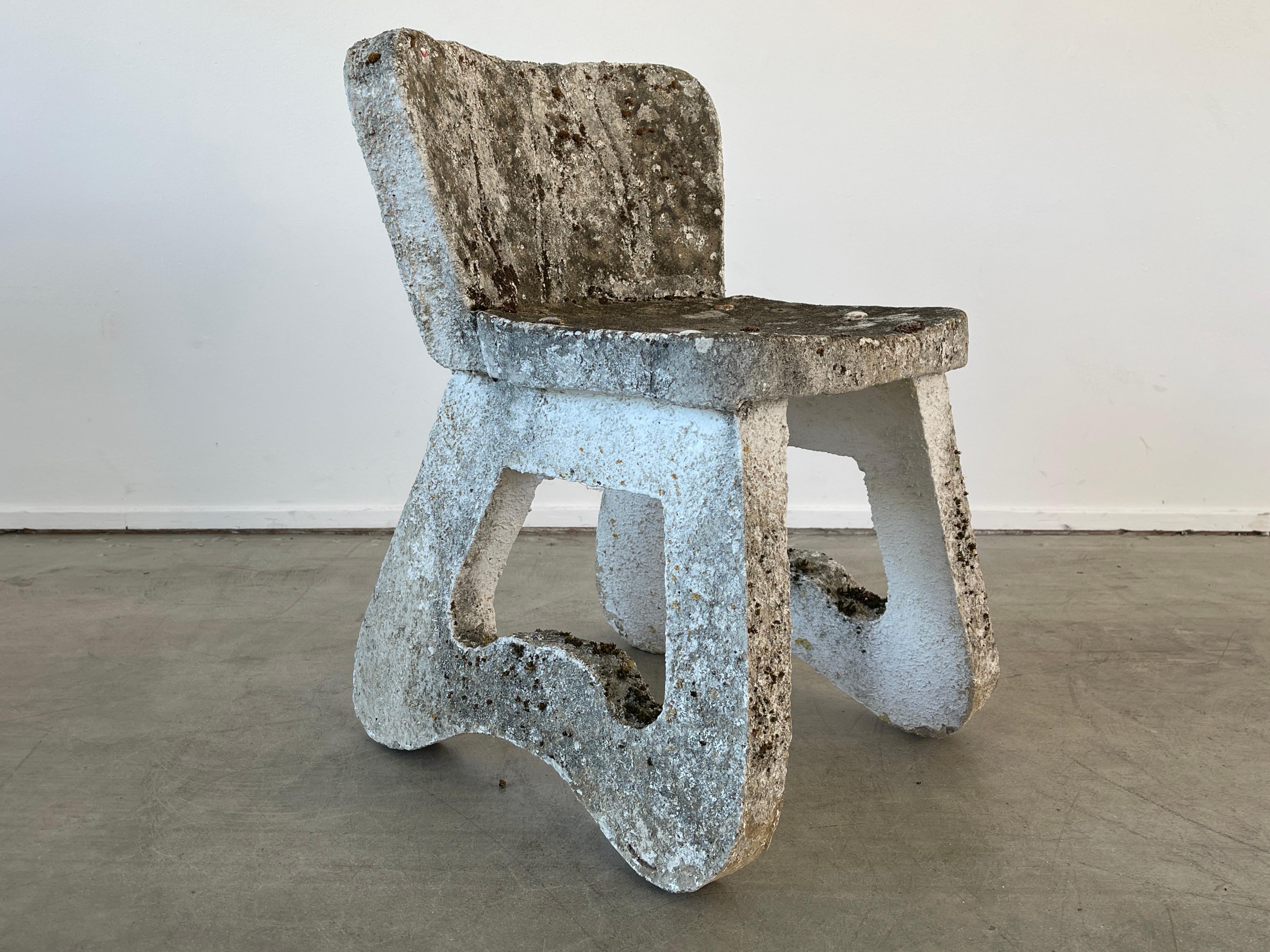 French Concrete Chairs For Sale 4