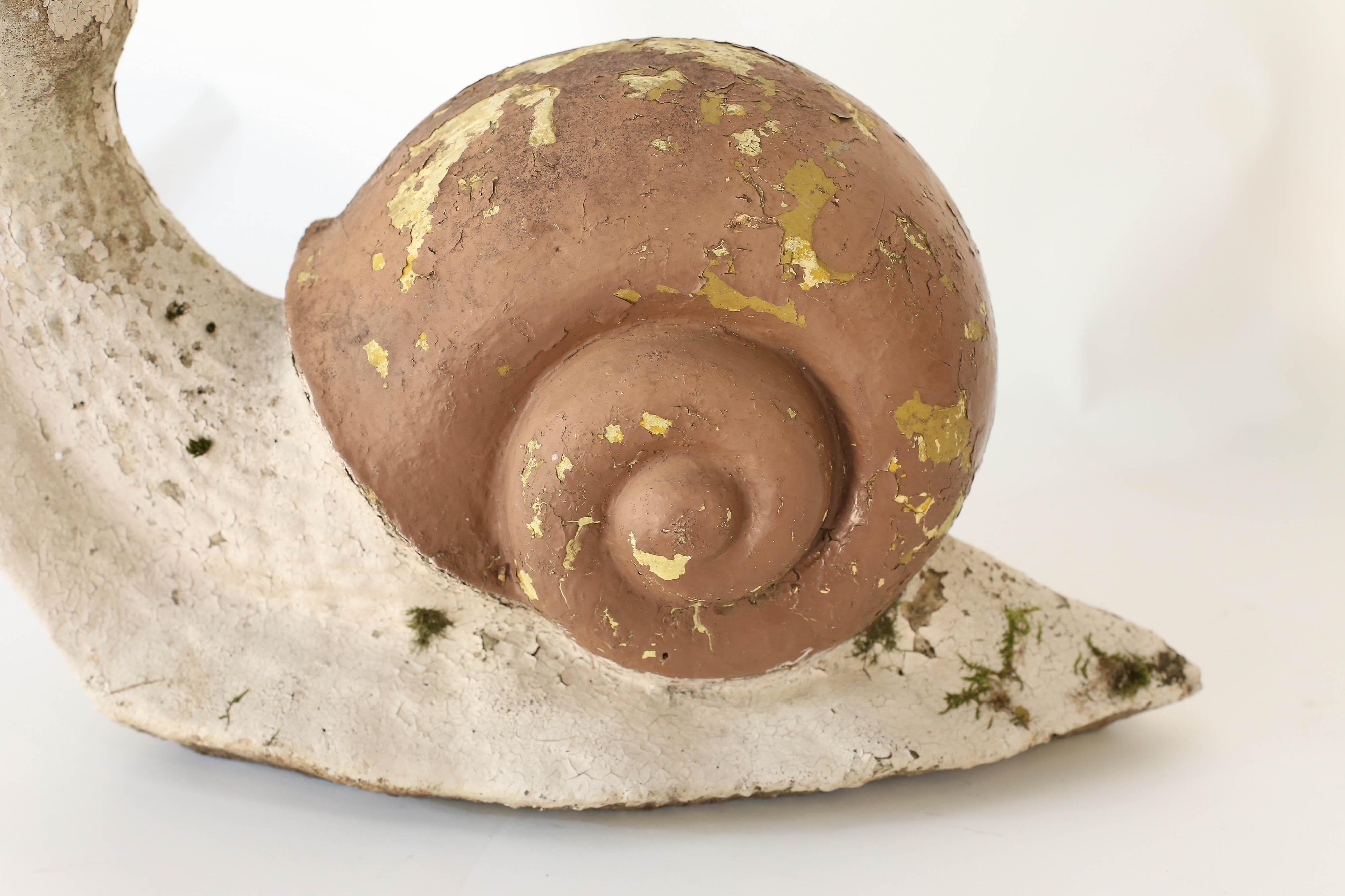 concrete snail