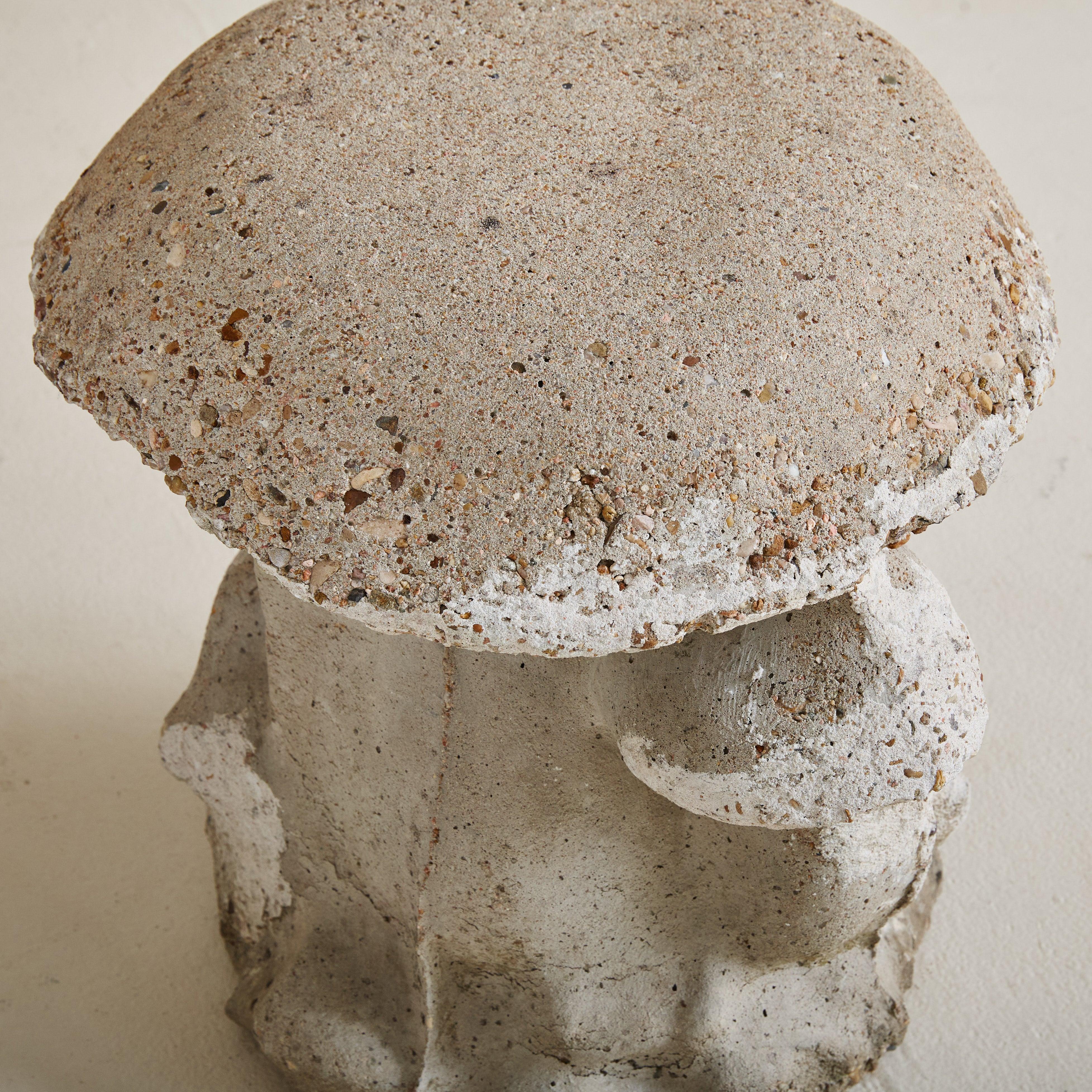 Mid-Century moderno Scultura da giardino in cemento francese a forma di fungo, anni '60 - 2 disponibili in vendita