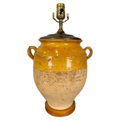 French Confit Pottery Lamp