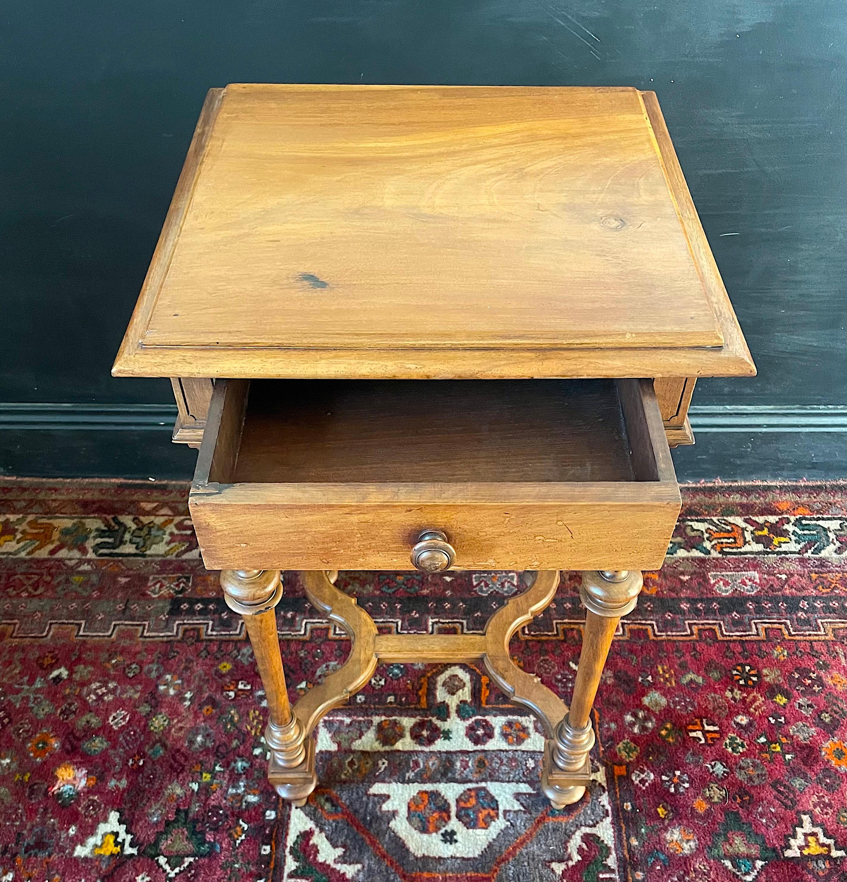French Console, Nightstand, pedestal Table - Louis XIII - XIXth - France  In Good Condition For Sale In Beuzevillette, FR
