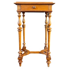 Console, table de nuit, table à piédestal - Louis XIII - XIXe - France 