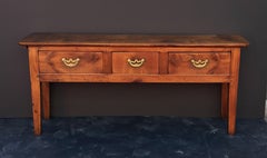 French Console Server or Sideboard of Cherry