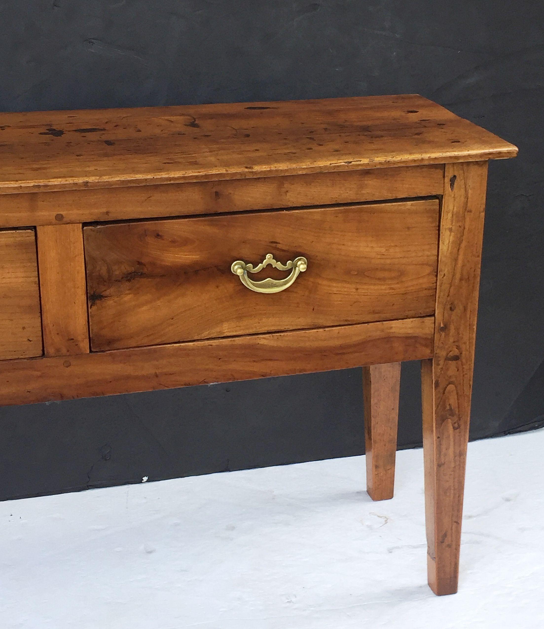 French Console Server or Sideboard of Cherry 1