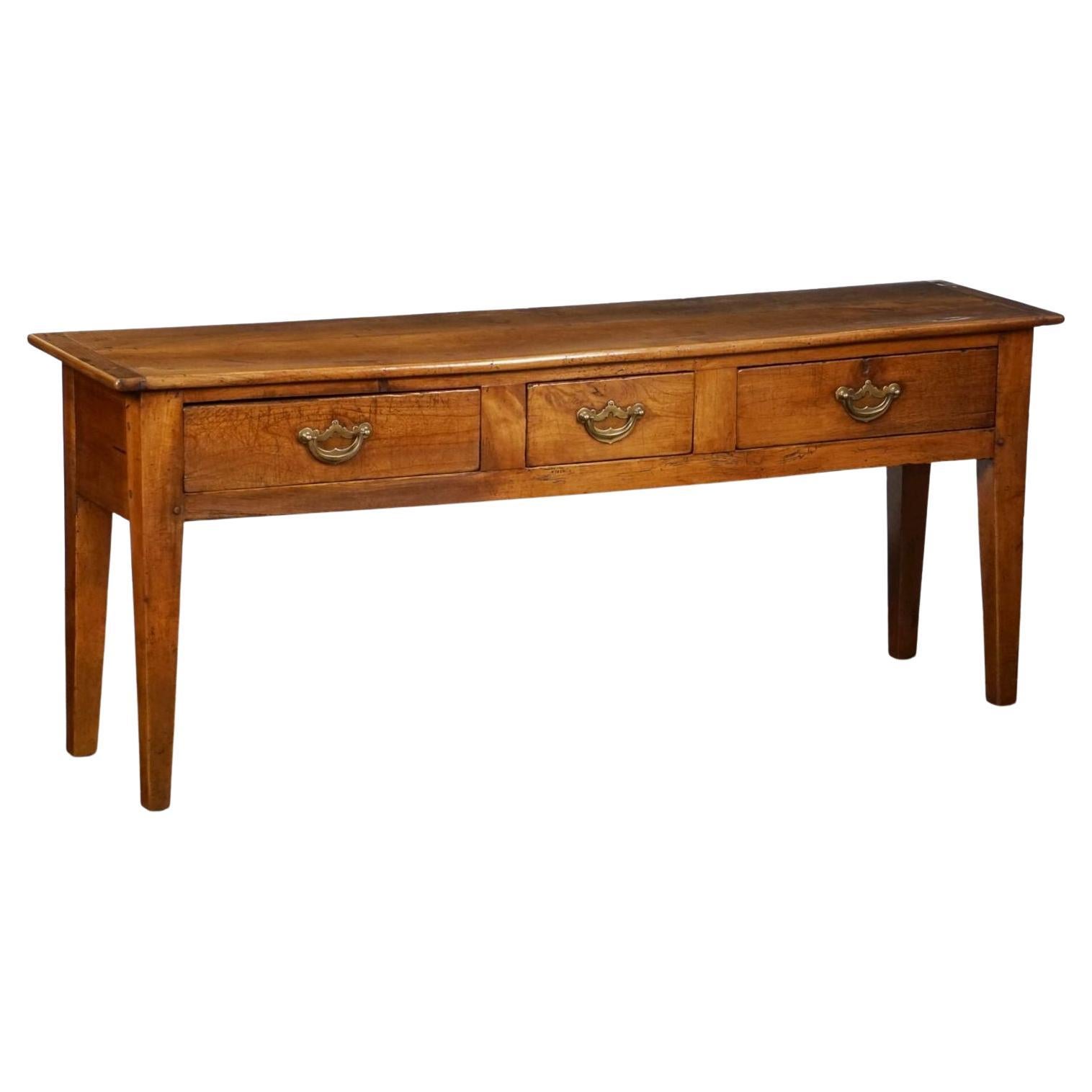 French Console Server or Sideboard of Cherry For Sale