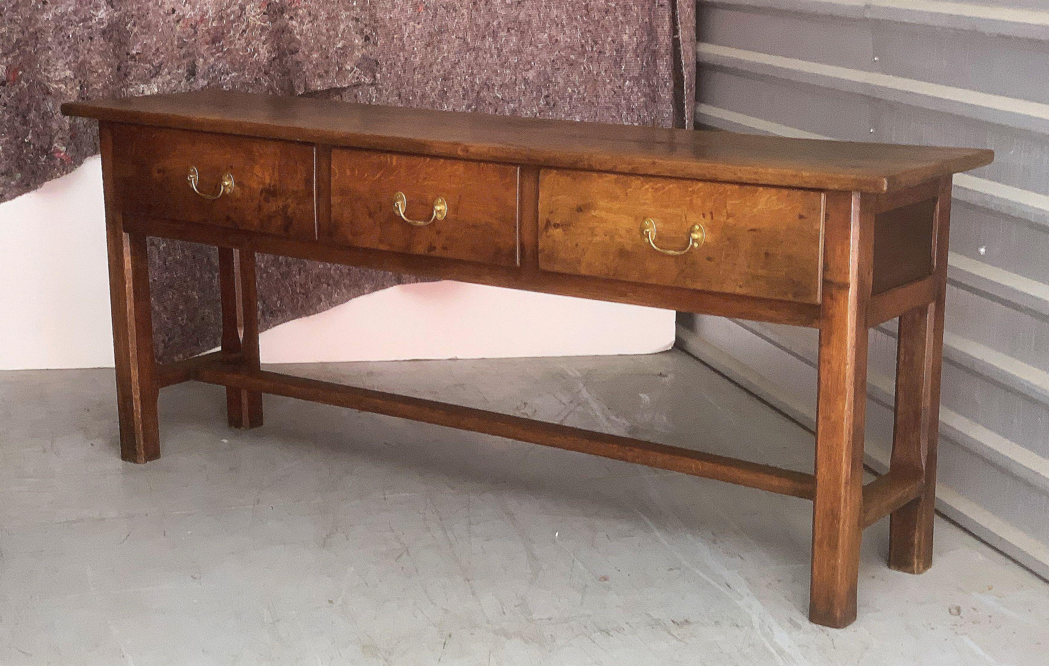 French Console Server or Sideboard of Chestnut 1