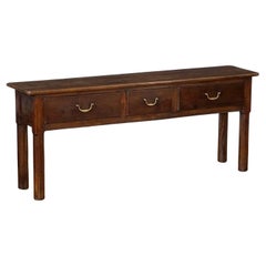 French Console Server or Sideboard of Chestnut