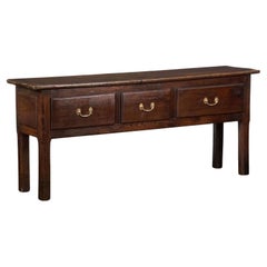 French Console Server or Sideboard of Chestnut