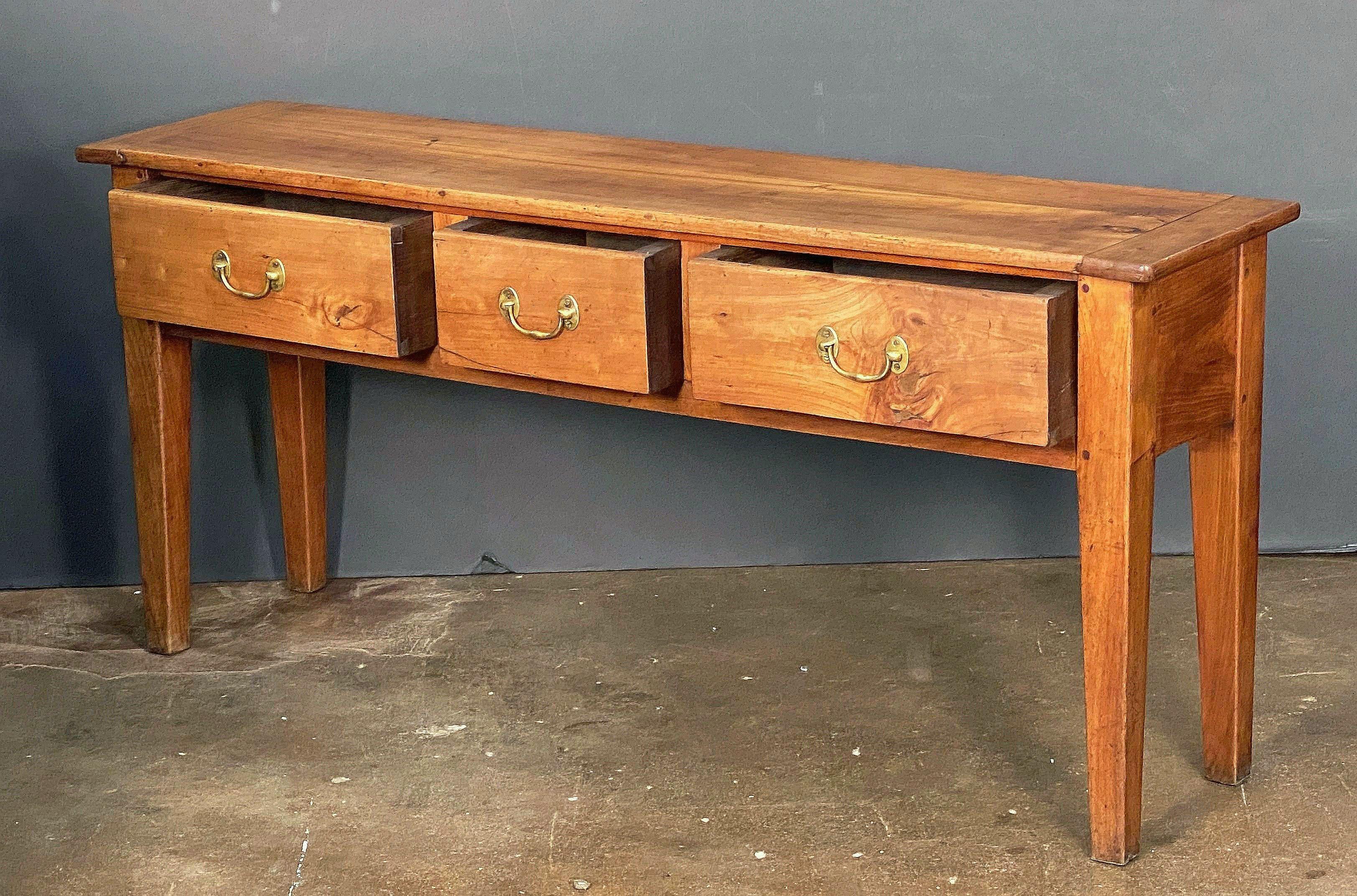 French Console Server or Sideboard Table of Cherry 3
