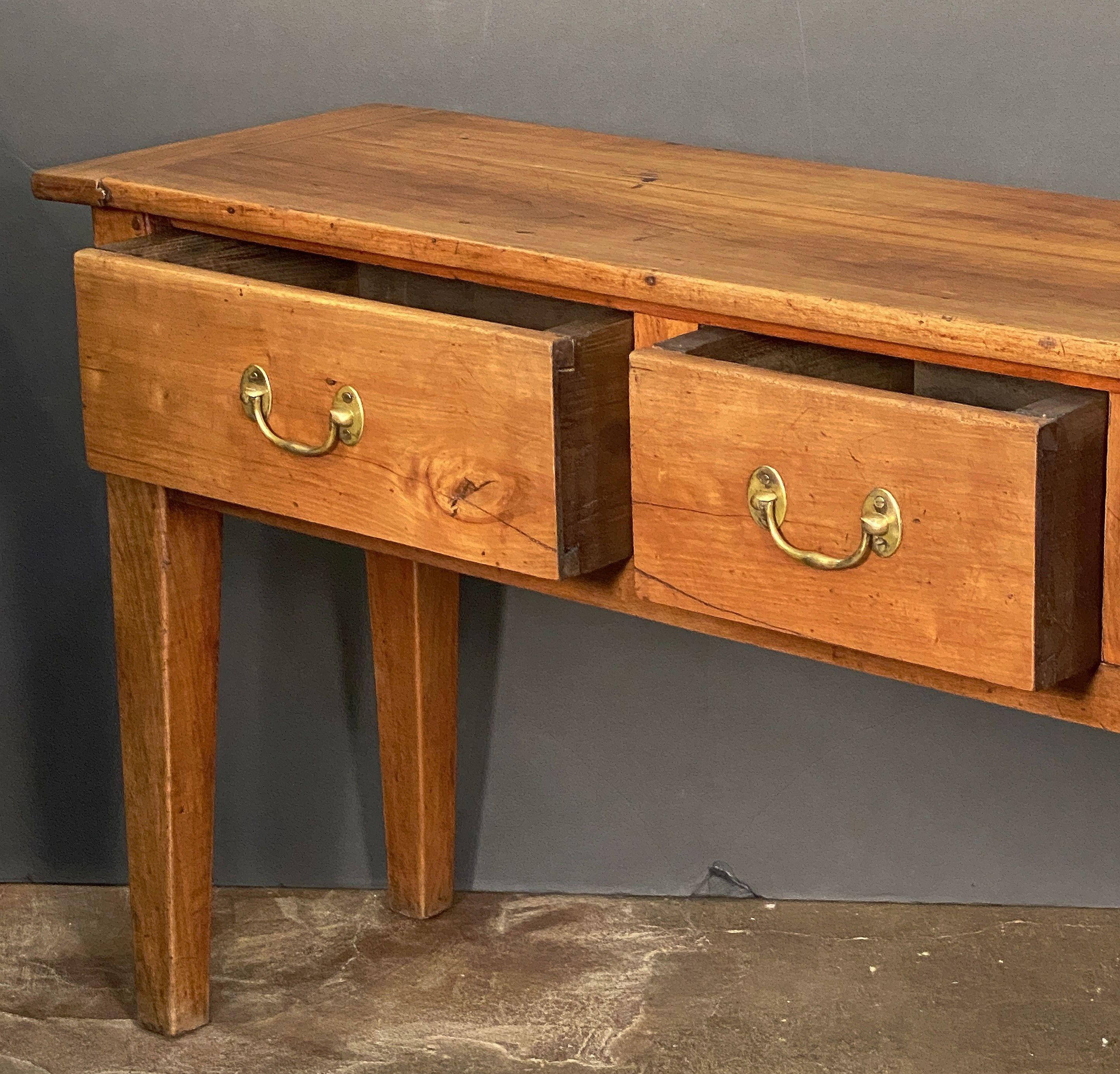 French Console Server or Sideboard Table of Cherry 4