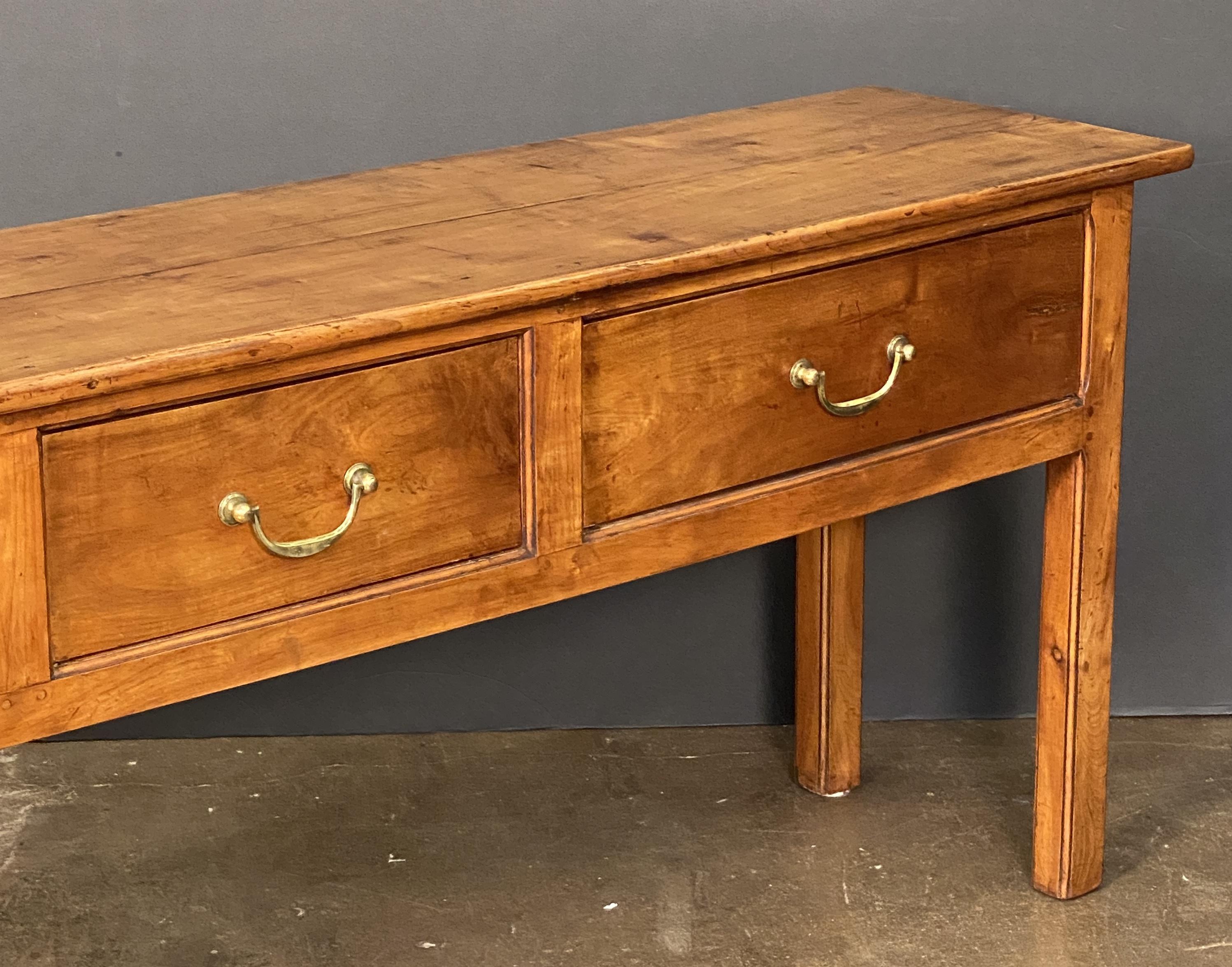 Console ou table d'appoint française en cerisier en vente 1
