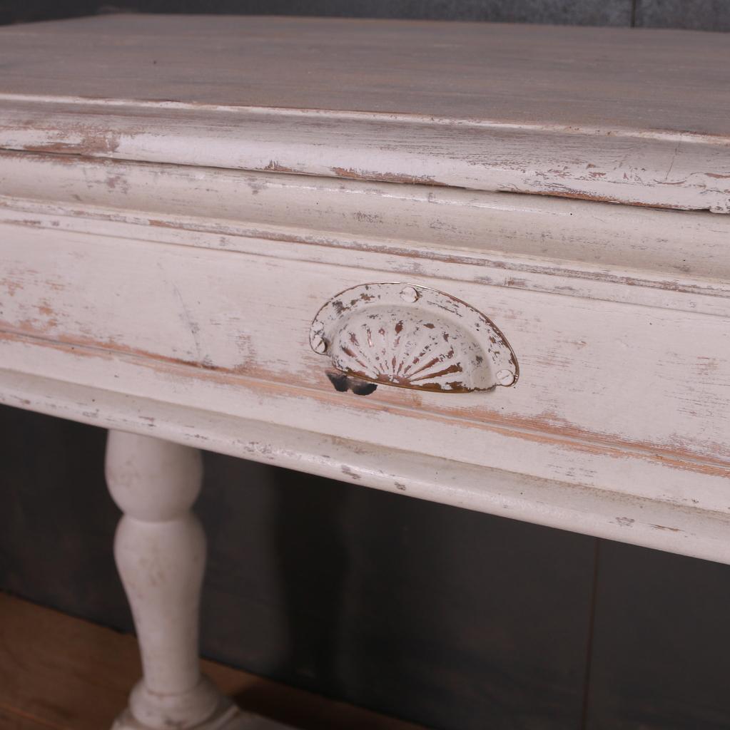Painted French Console Table For Sale