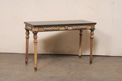 French Console Table, Nicely Carved on All Sides (Floatable!), 4.5 Ft Long