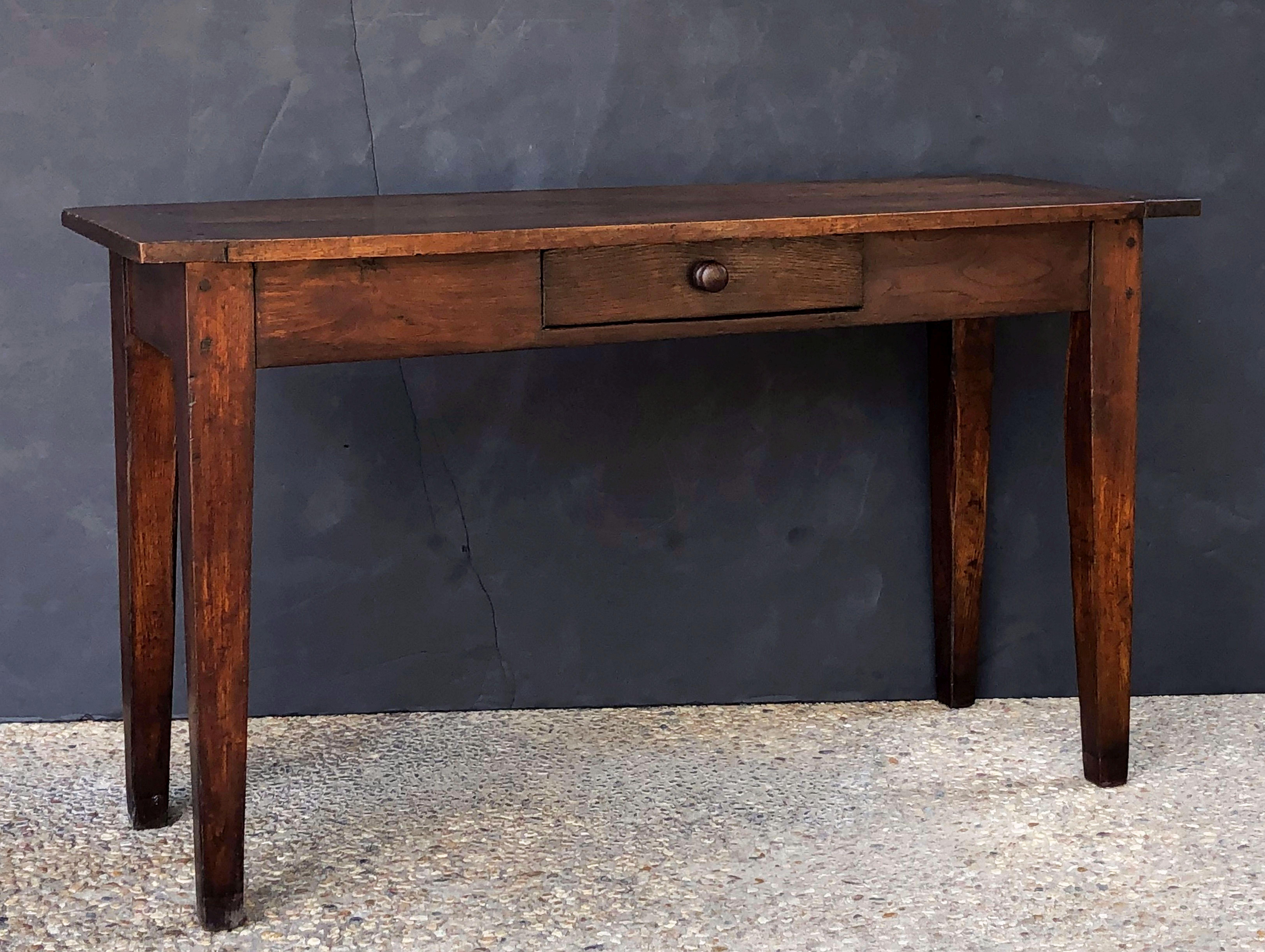 French Console Table or Sideboard of Walnut In Good Condition In Austin, TX
