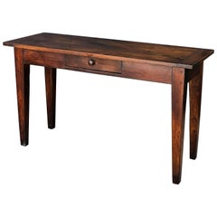French Console Table or Sideboard of Walnut
