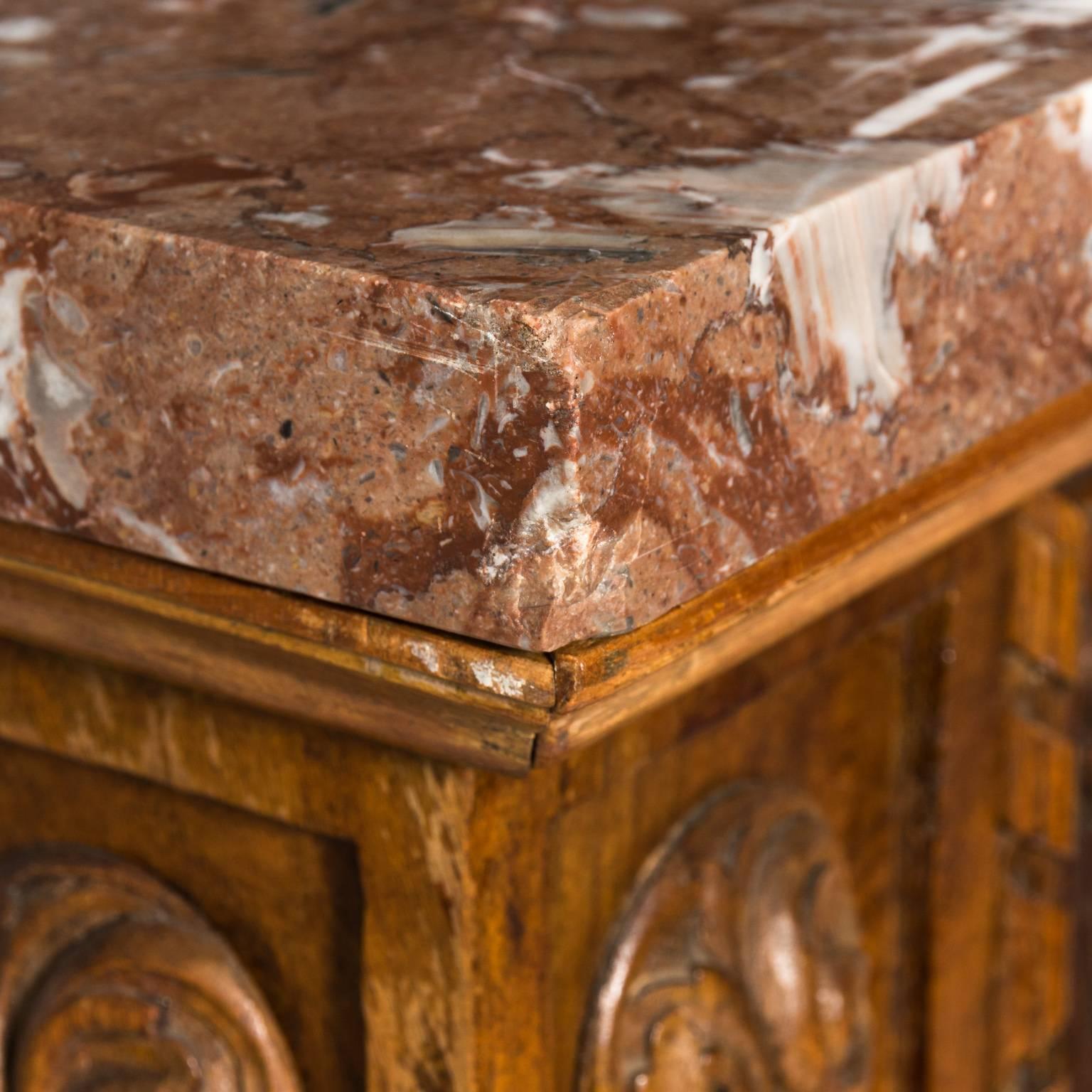 French Console with Marble Top 12