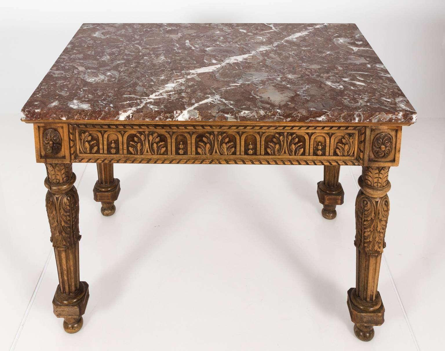French Console with Marble Top 3