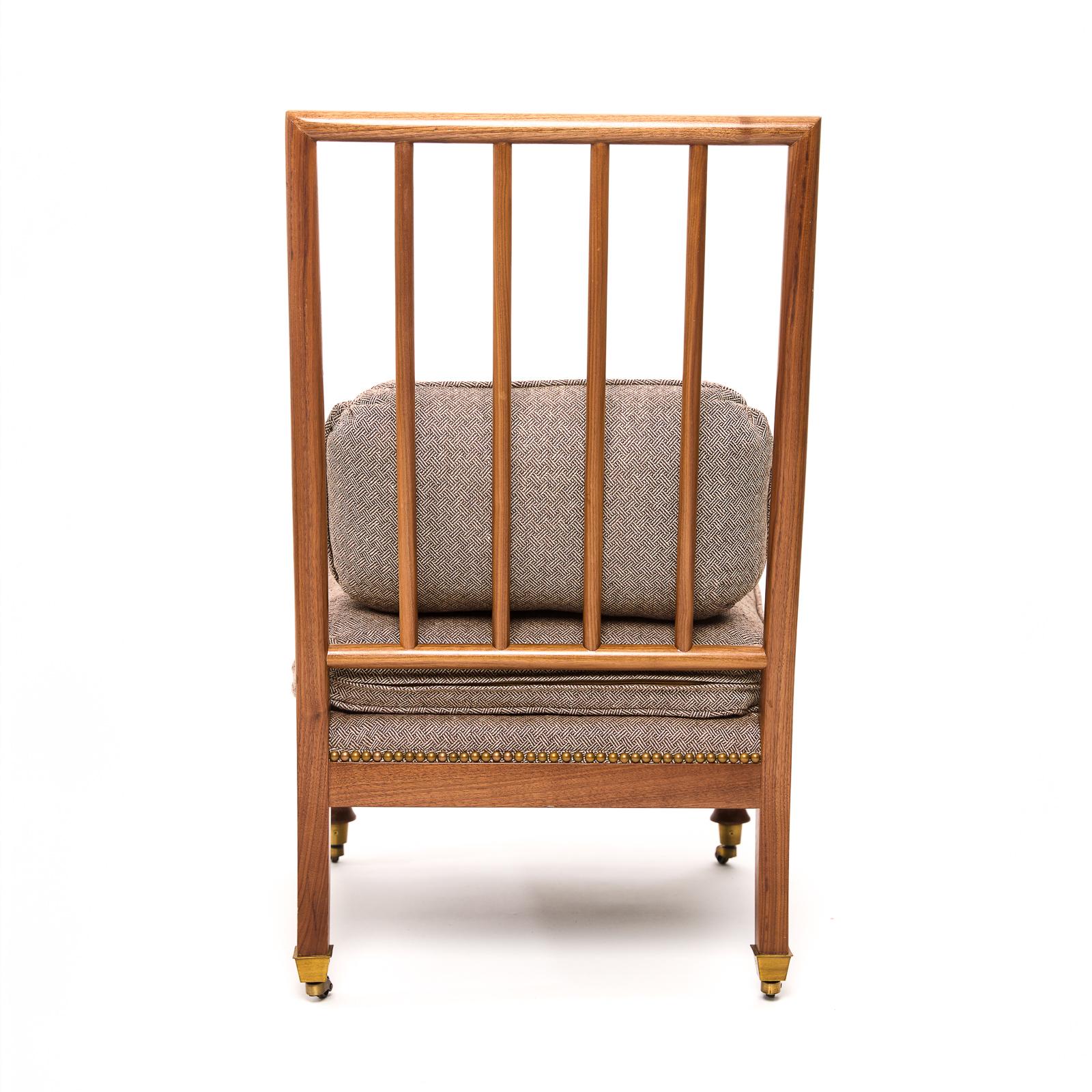 Falegnameria Sedia da camino ispirata al Consolato francese in H&S Tweeds - Tenda di Darren H. H. in vendita